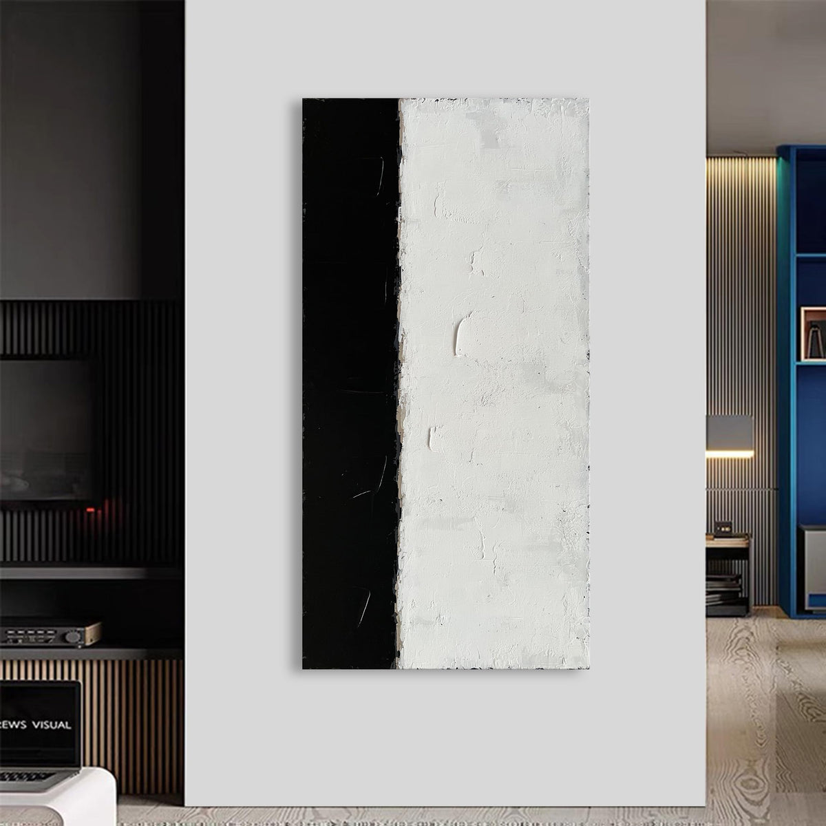 Art Hand painted Minimalist style oil painting