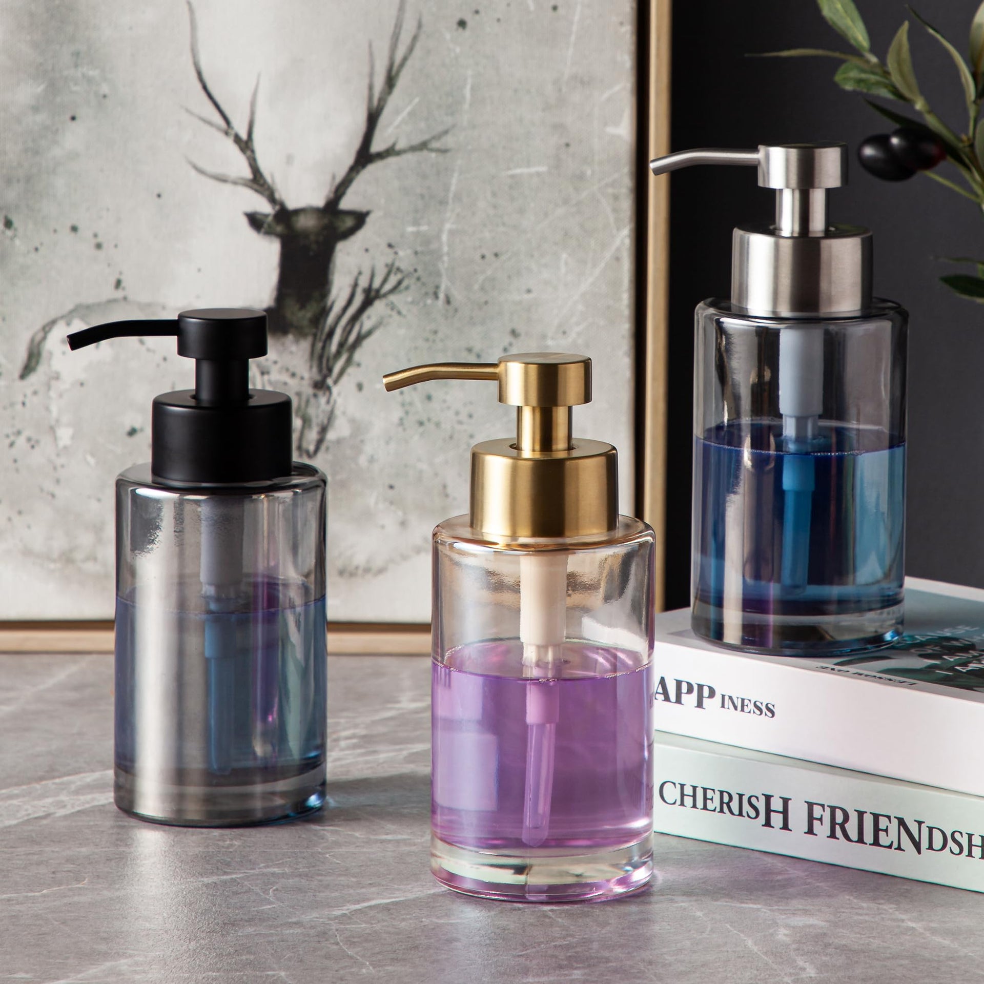 Black Soap Dispenser