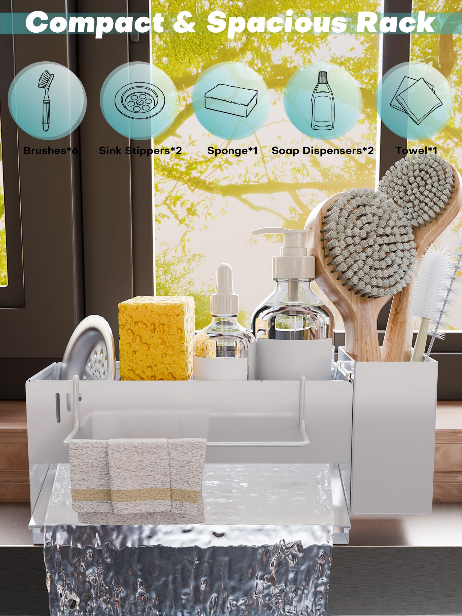 Kitchen Sink Caddy Organizer