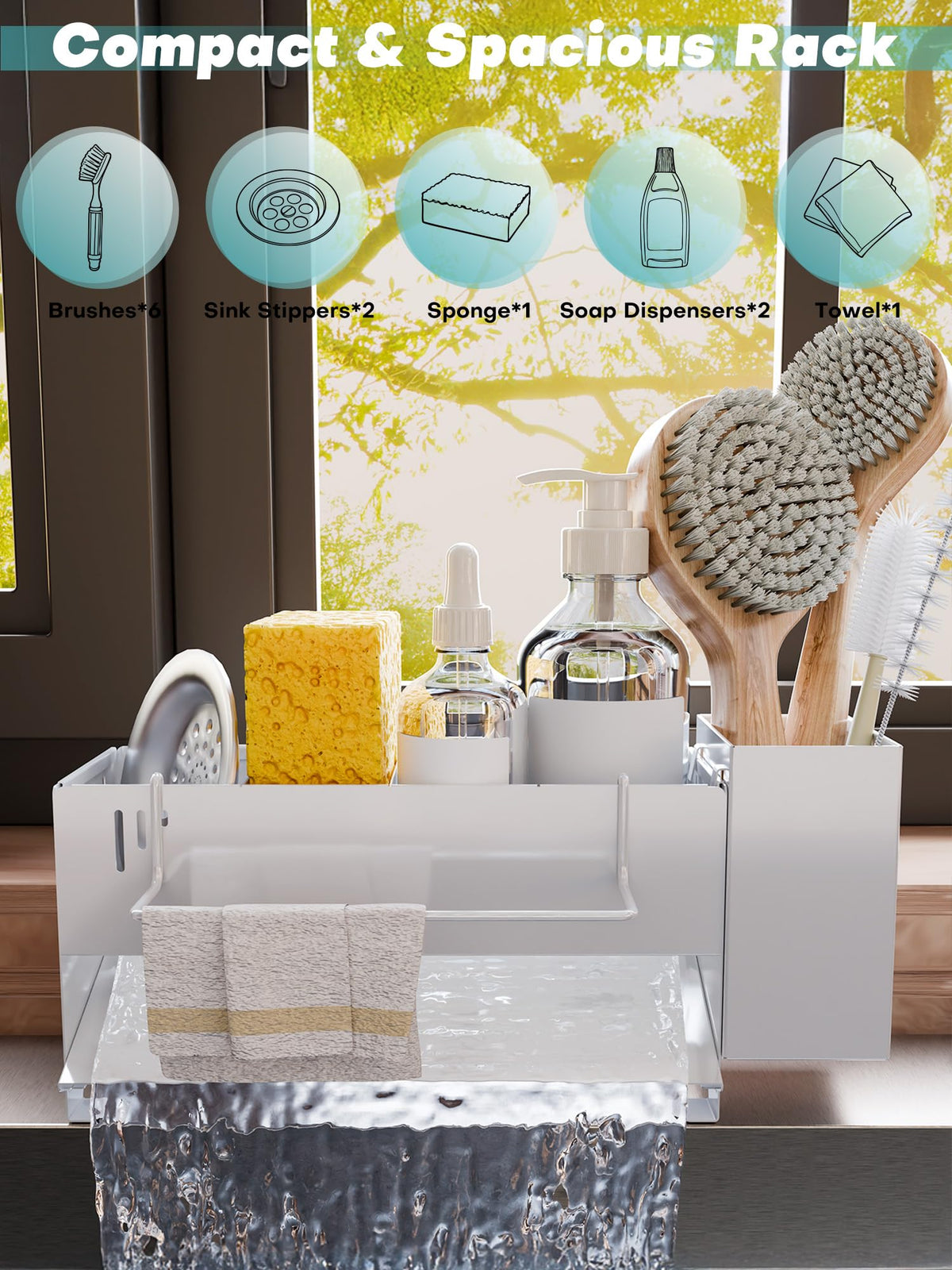Kitchen Sink Caddy Organizer