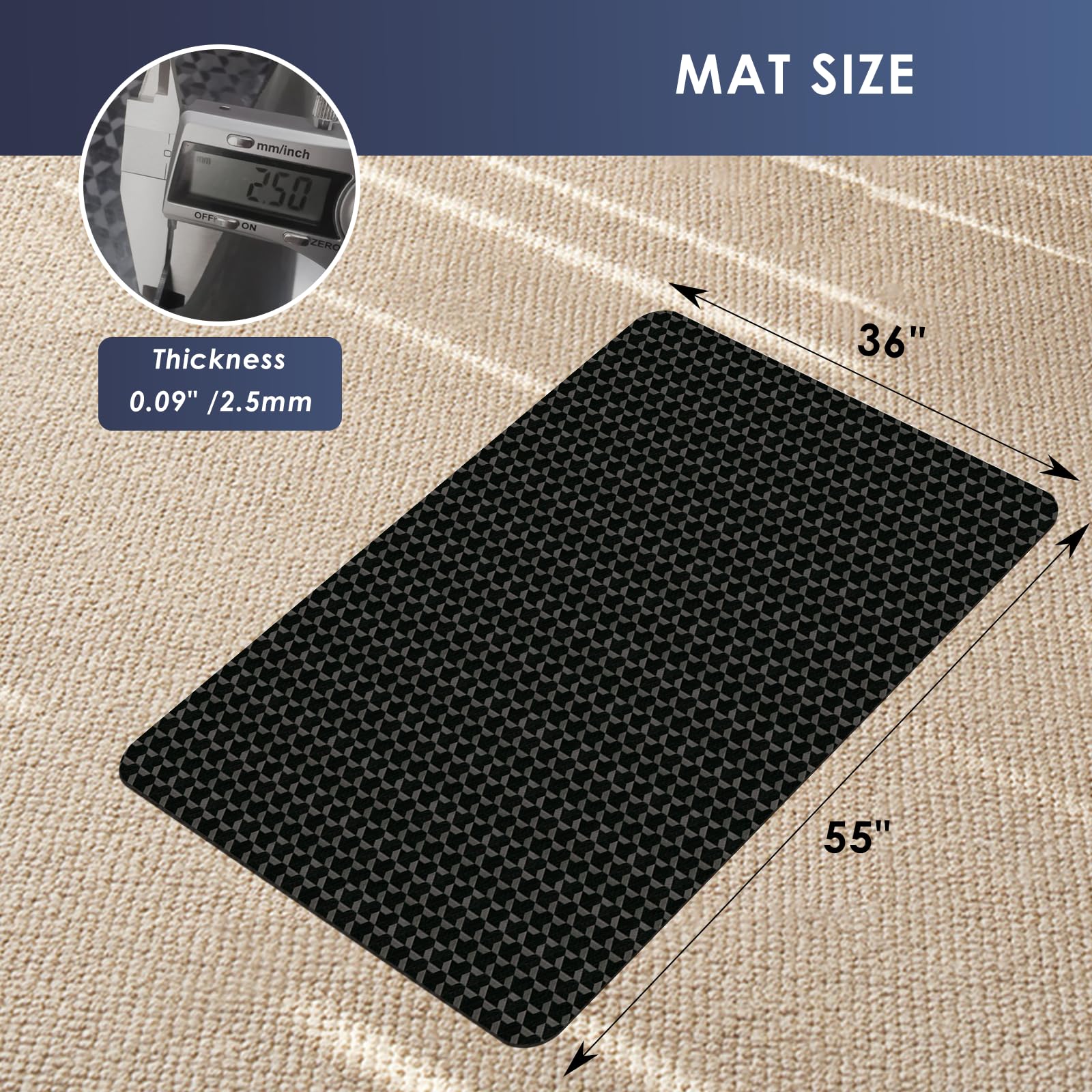 Office Chair Mat for Carpet