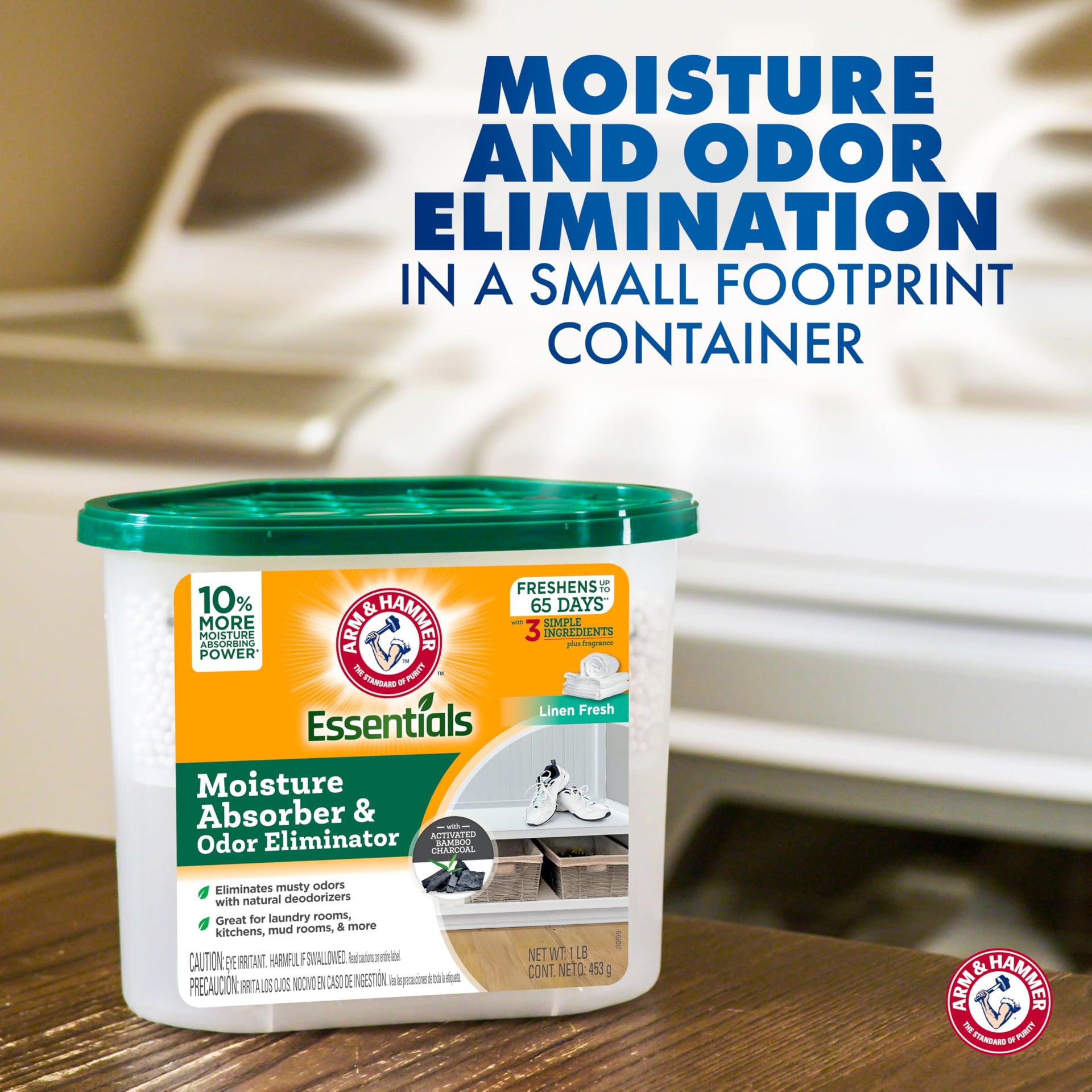 Essentials Disposable Moisture Absorber and Odor Eliminator Tub (48 Ounce)