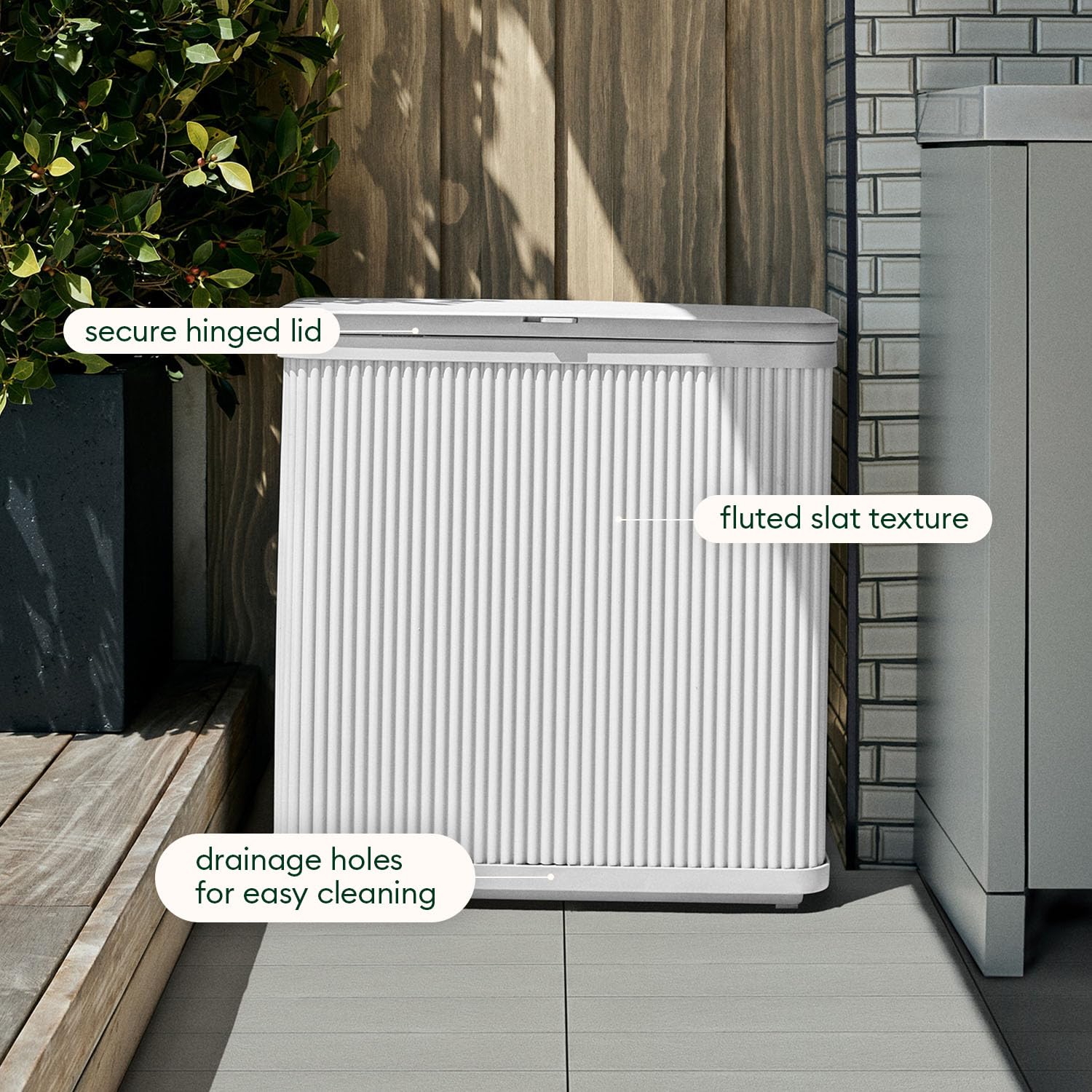 Tambour Waste Bin