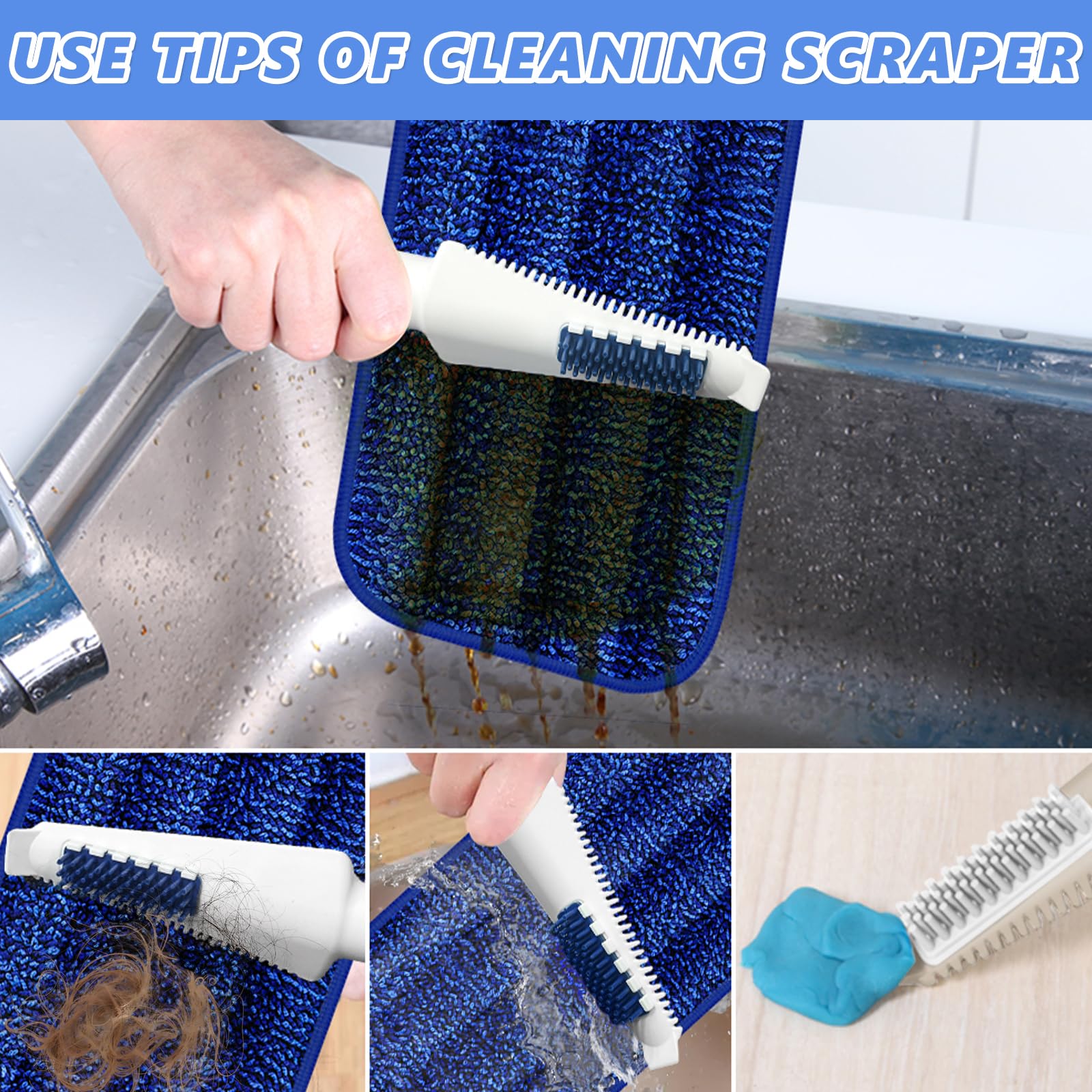 Microfiber Flat Mop with Sprayer