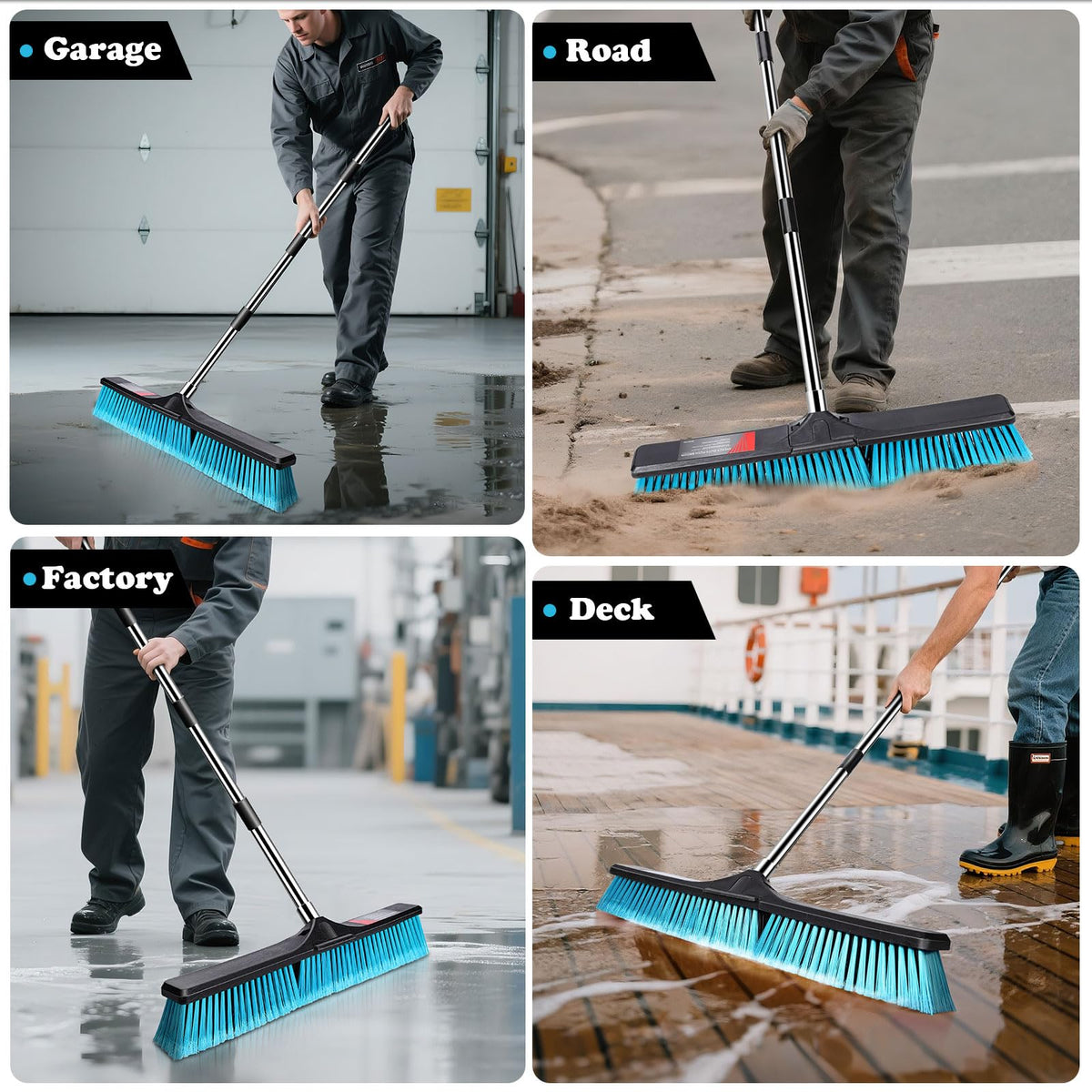 24" Push Broom Outdoor