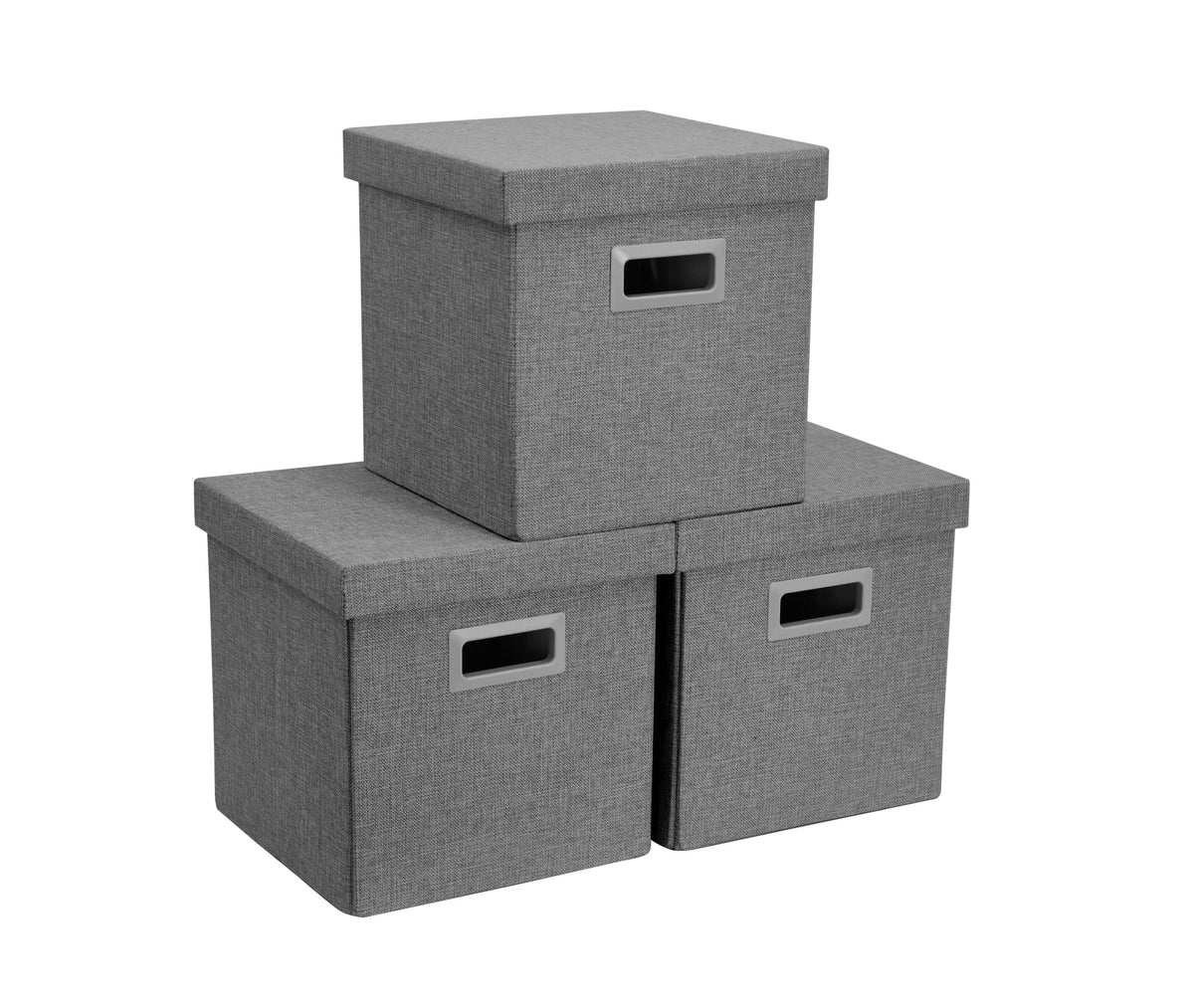 Storage Basket with Lids (3 Count)