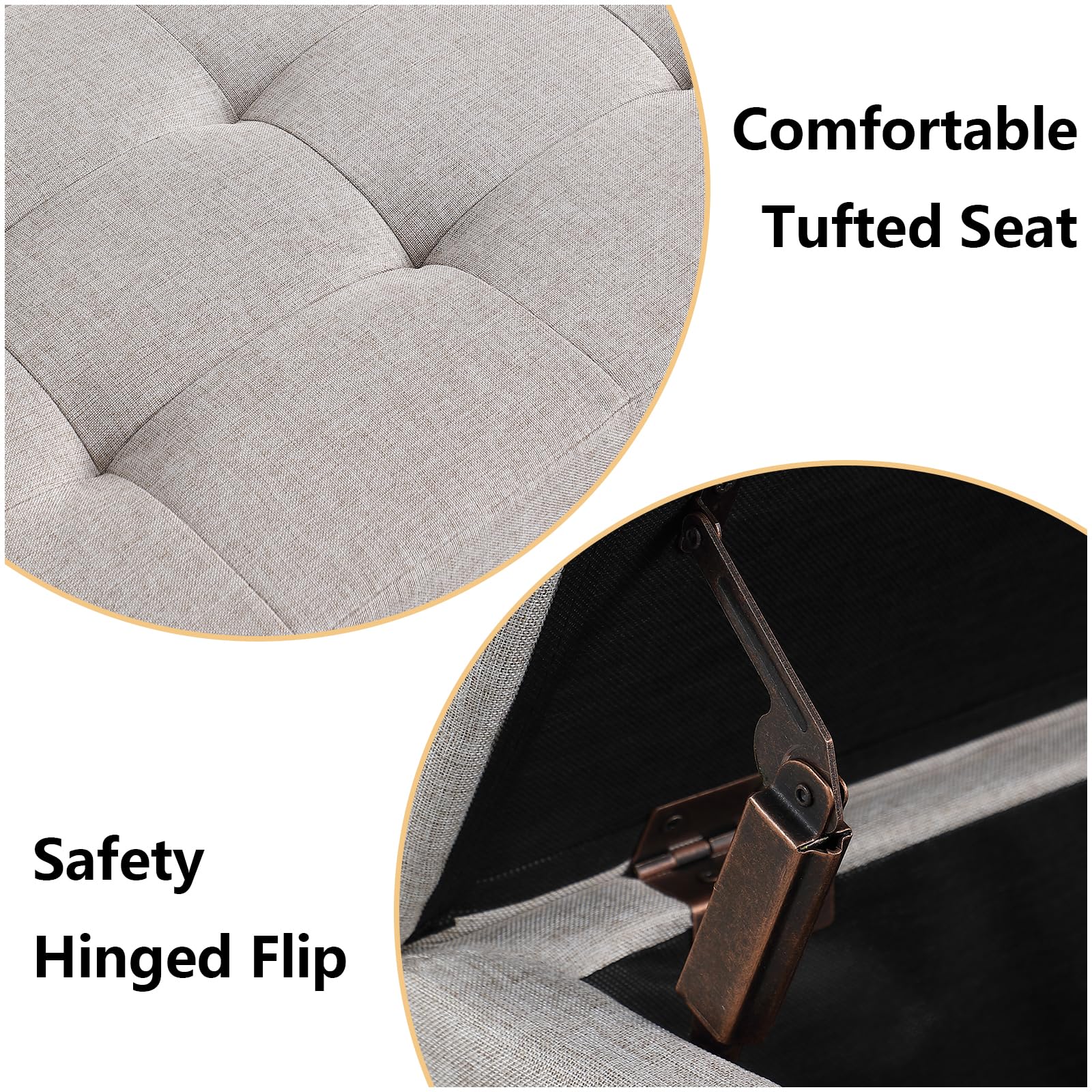 31.5'' Storage Ottomans Set of 2 (2 Count)