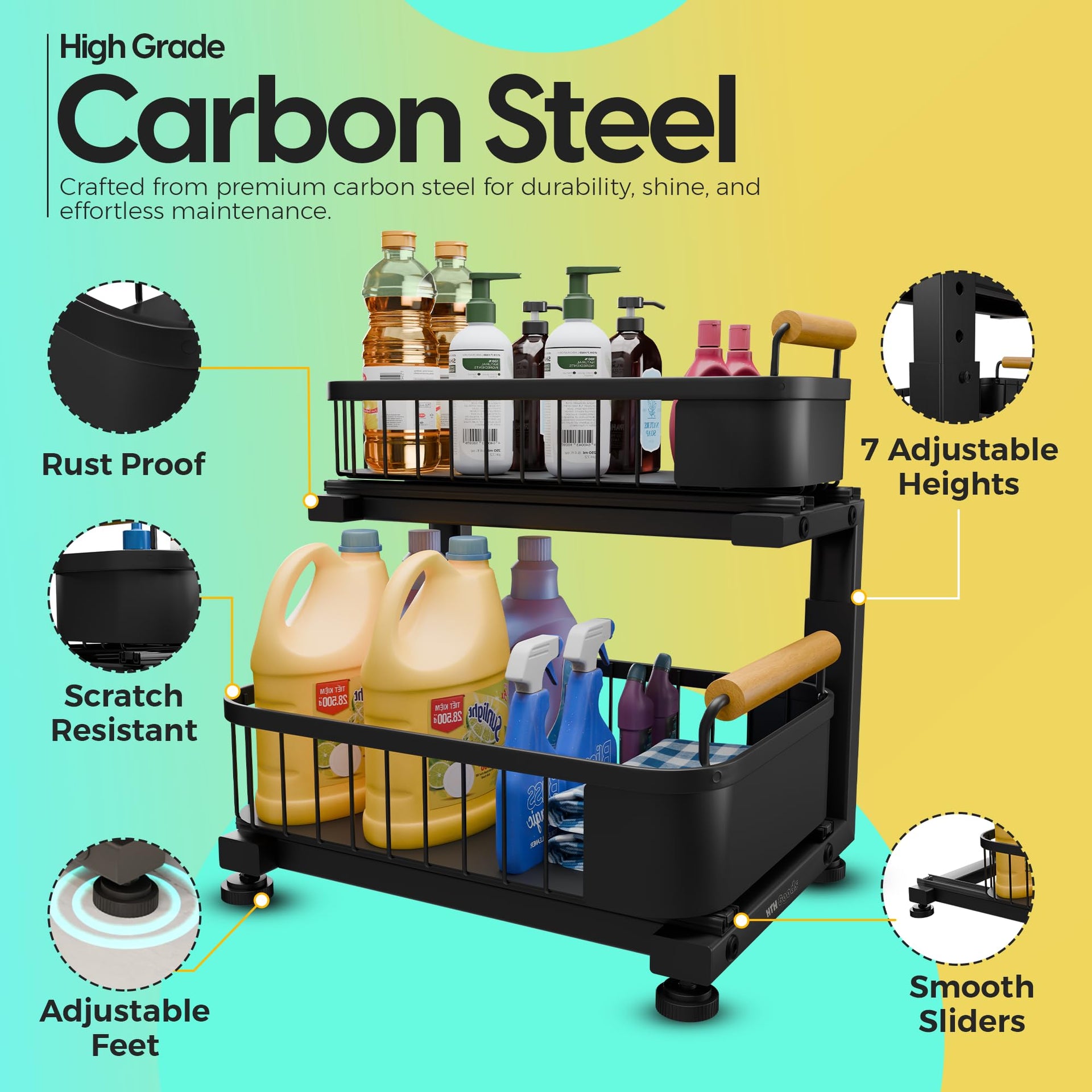 Premium Large Under Sink Organizer