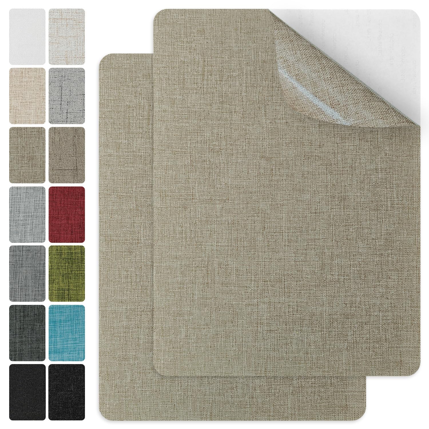 2Pcs Linen Repair Patches (2 Count)