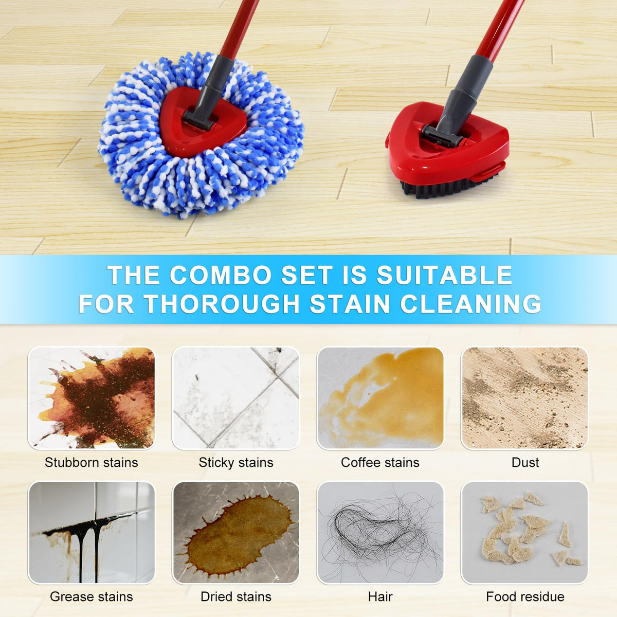 Mop Heads Replacements for Ocedar (5 Count)