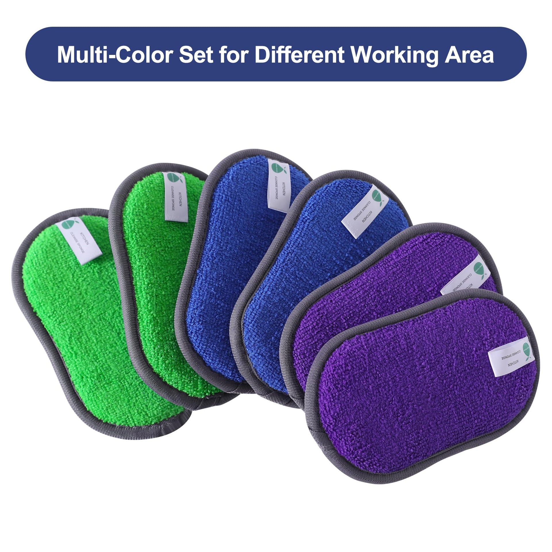 Multipurpose Sponges Kitchen (6 Count)