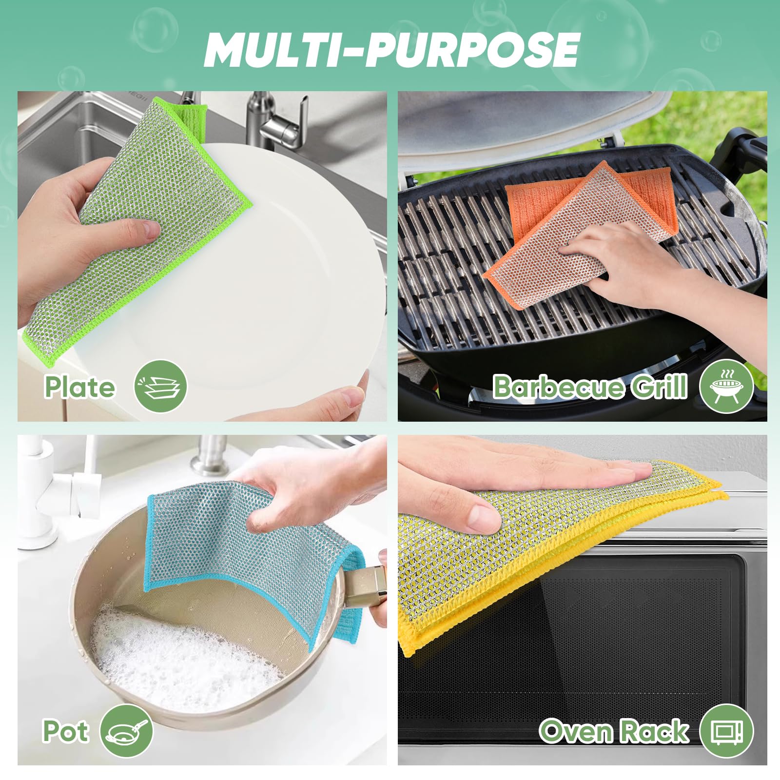 Dish Cloths 24 Pack Double (24 Count) - ModHome Supplies