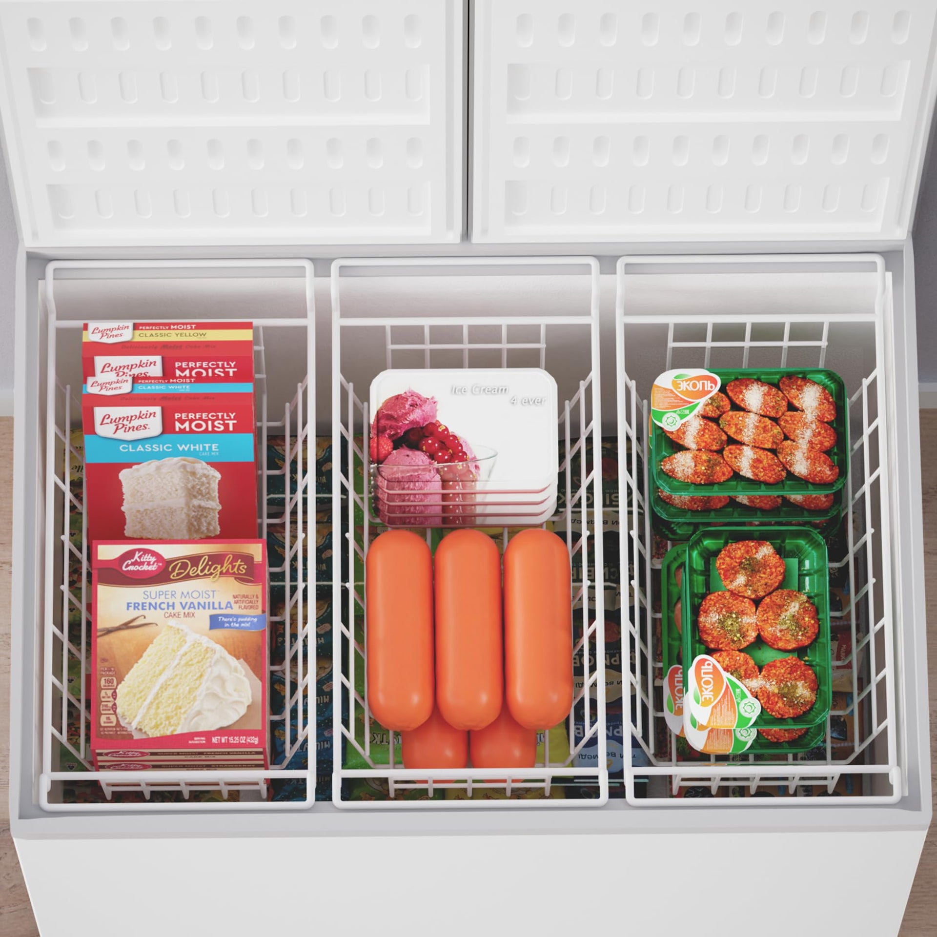 Chest Freezer Baskets (2 Count)