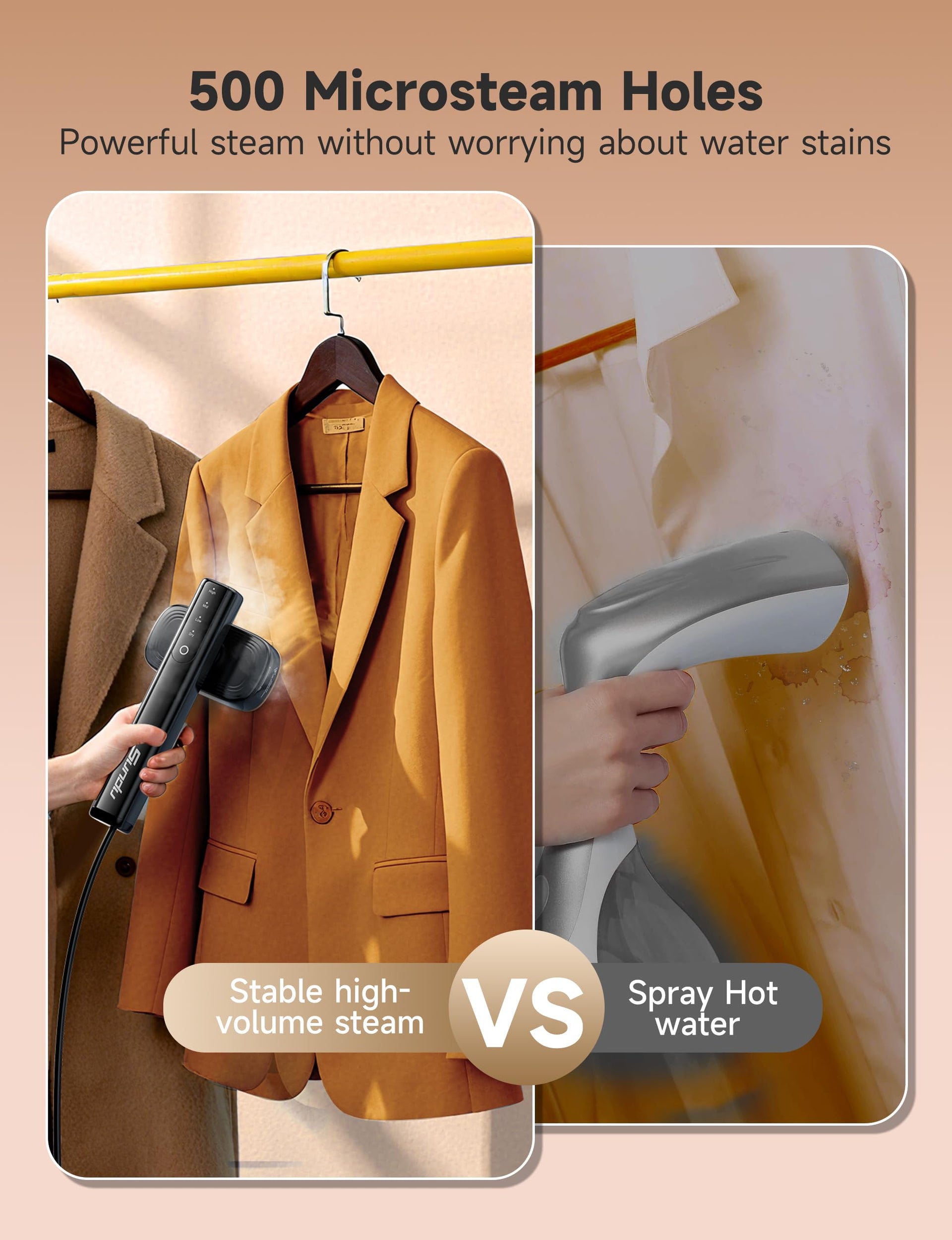 Portable Travel Steamer for Clothes