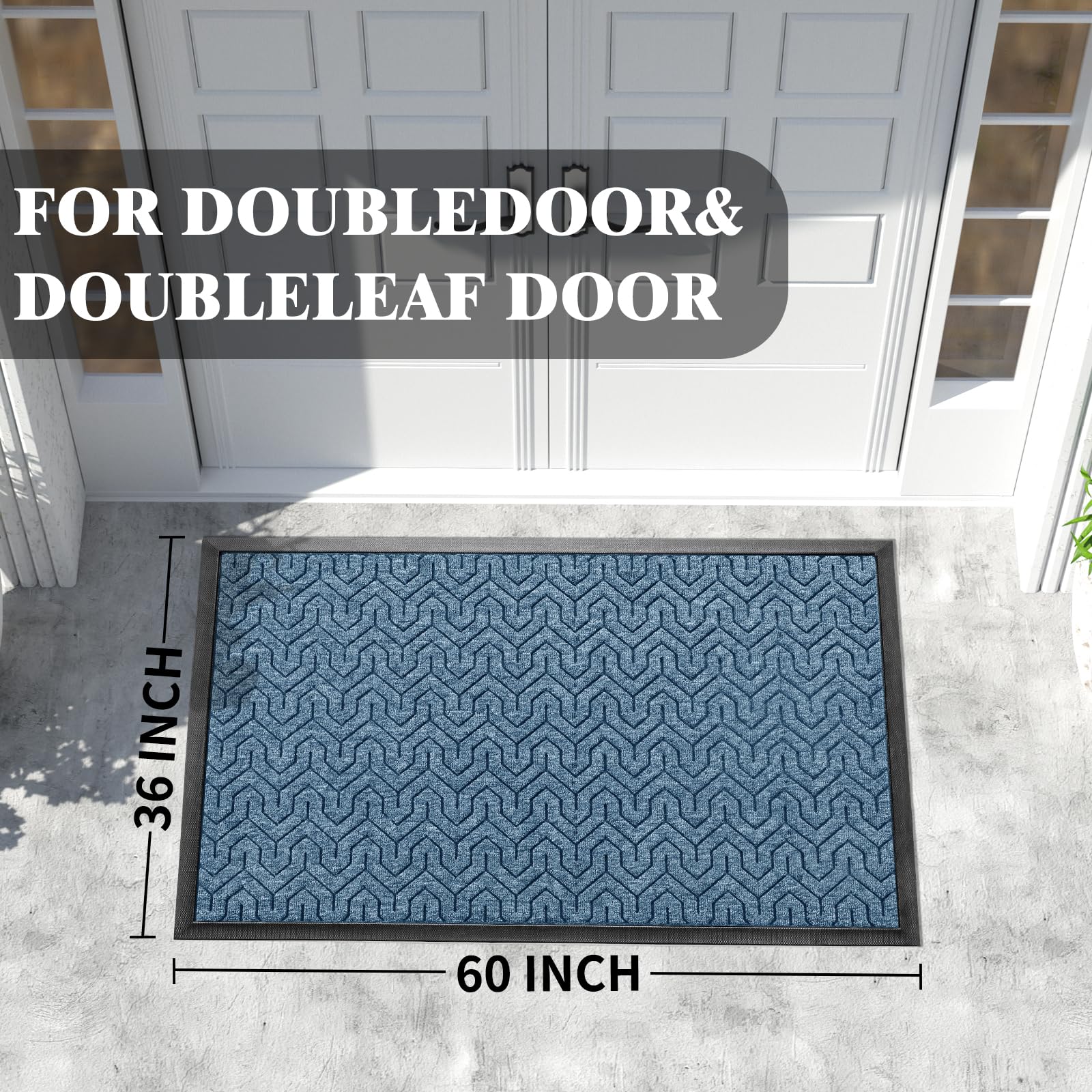 Extra Large Door Mat Outside Entrance 60x36