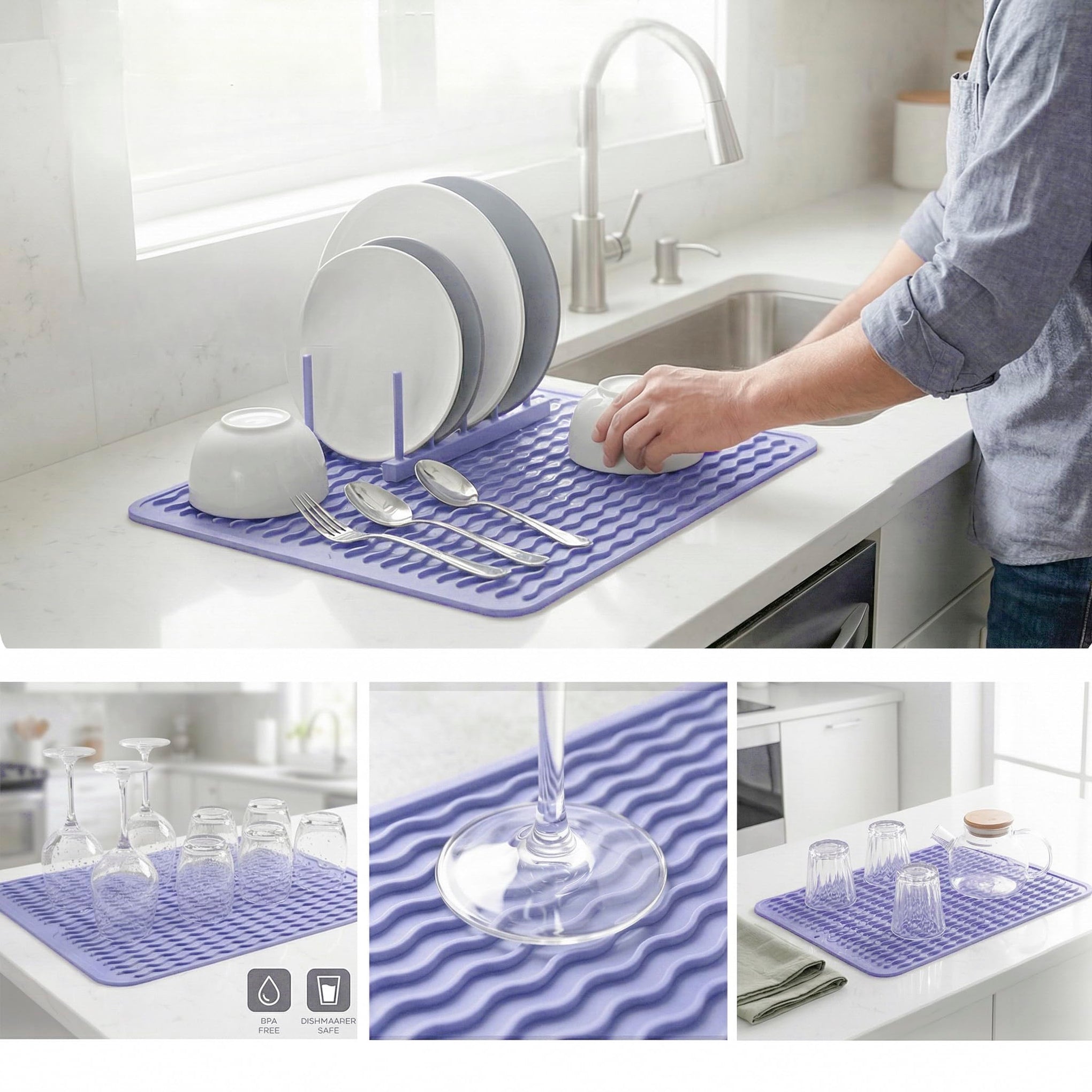 Silicone Dish Drying Mat