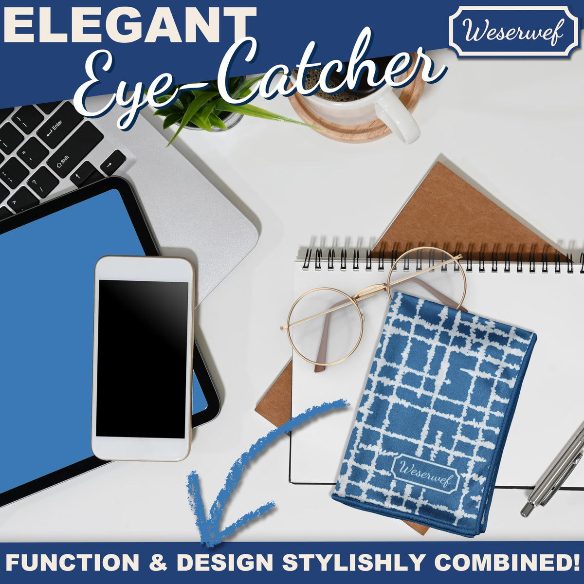 Design Microfiber Glasses Cleaning Cloth