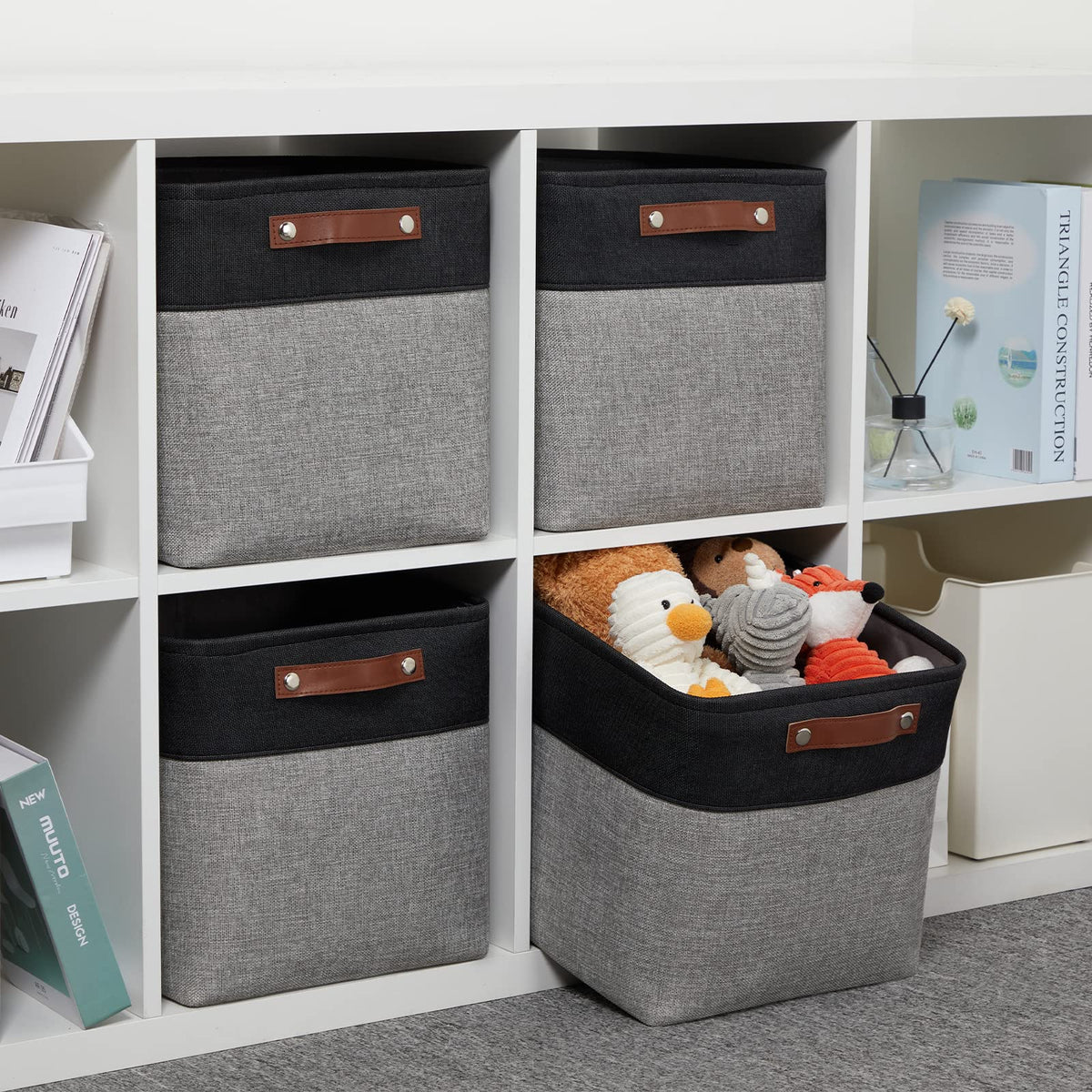 Cube Collapsible Storage Bins (4 Count)
