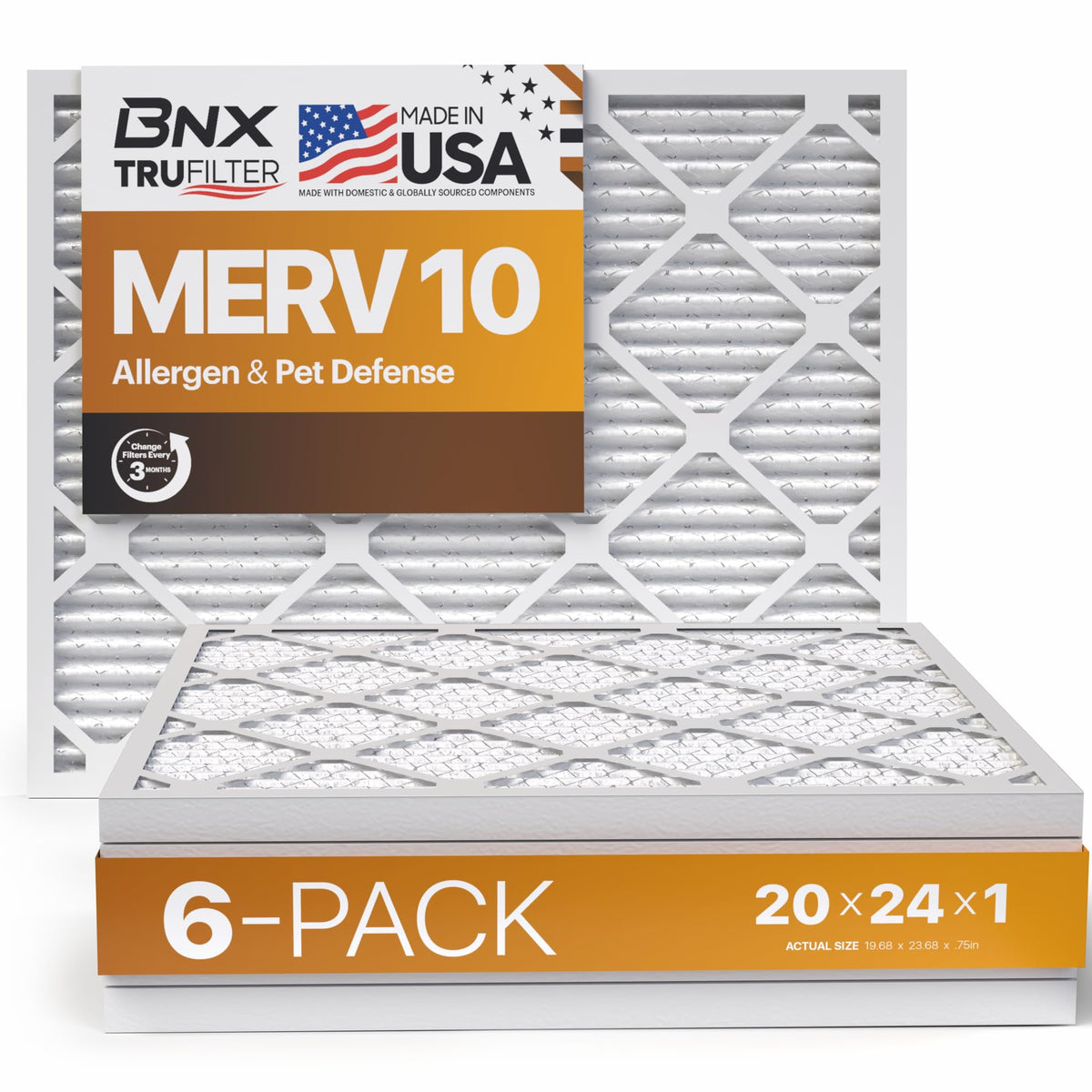 TruFilter 20x24x1 MERV 10 (5 Count)