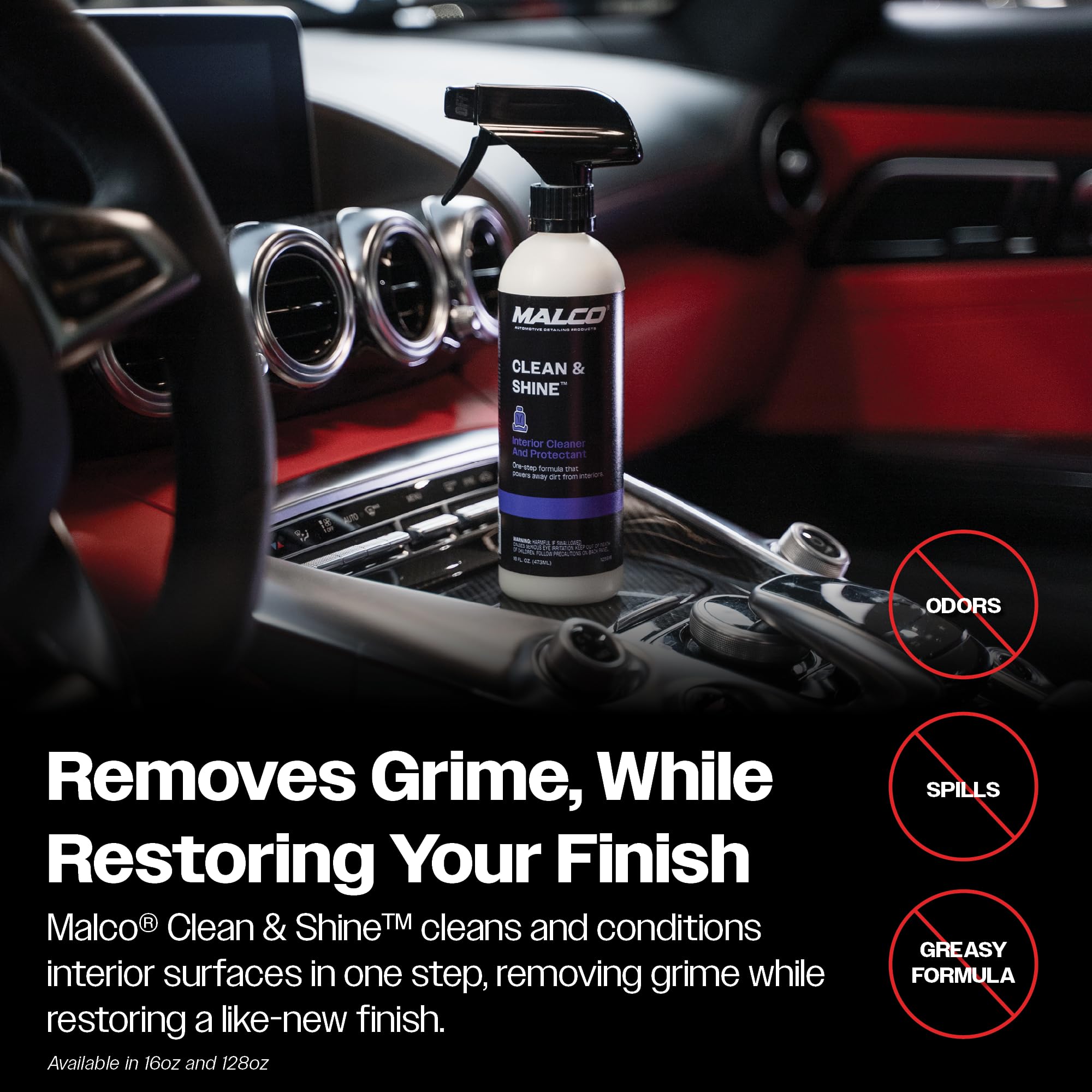 Clean and Shine Interior Car Cleaner and Dressing (128 Fl Oz )