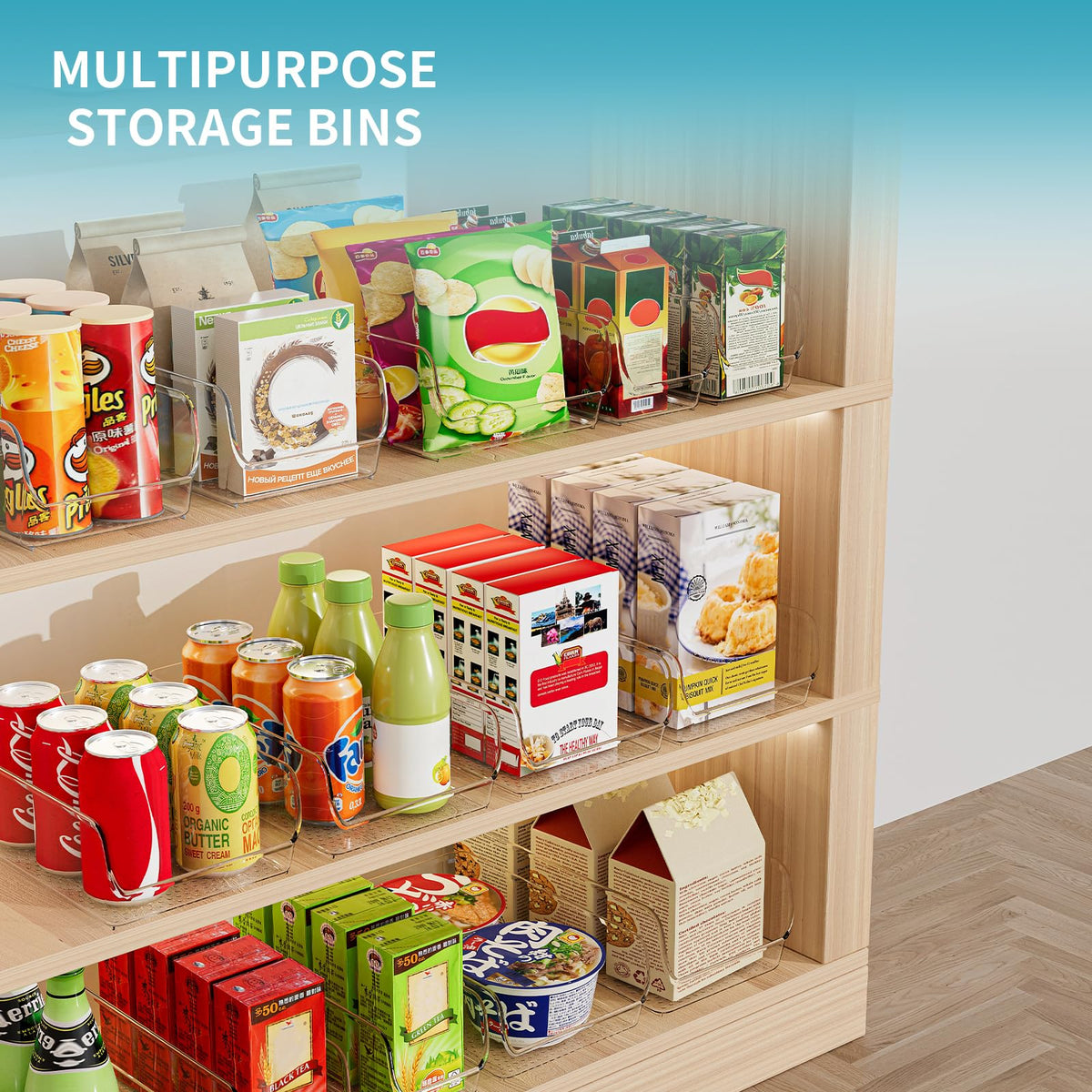 Clear Organizing Bins for Total Home Organization