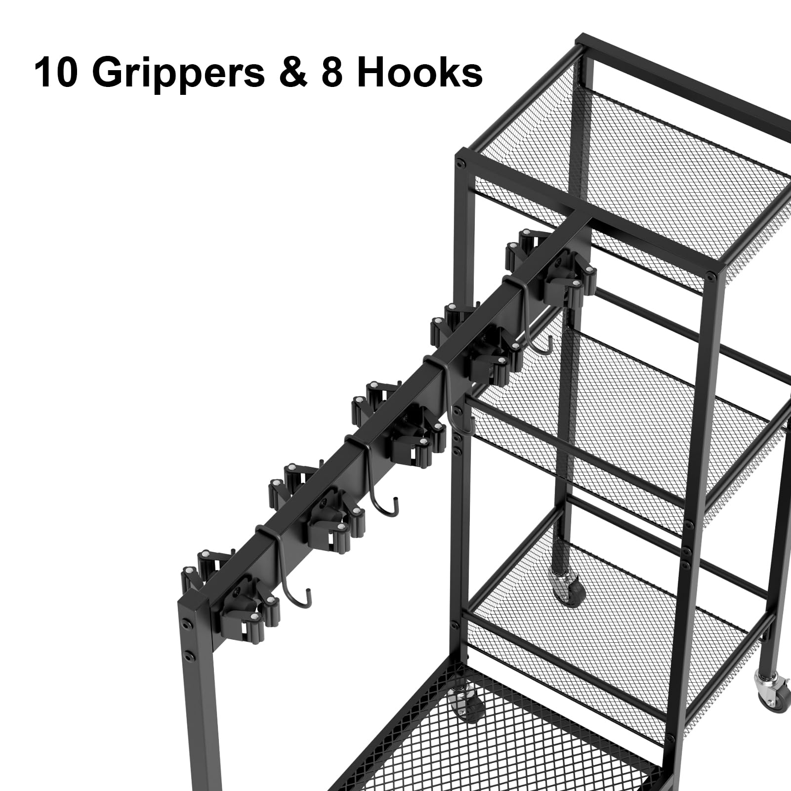 Broom Holder Cleaning Supplies Organizer