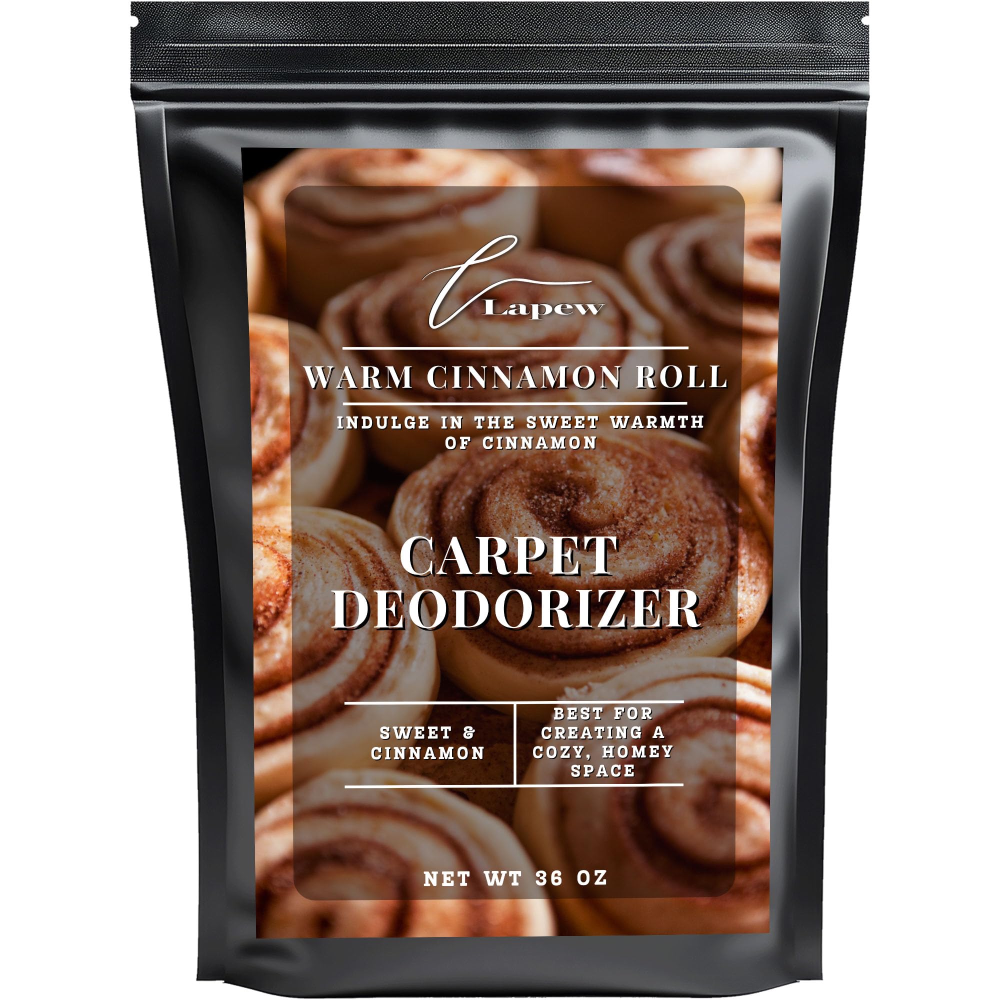 Warm Cinnamon Roll Carpet Deodorizer Powder (36 Ounce)