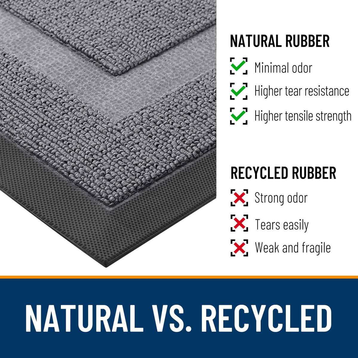Half Circle Front Door Mat Outside 71x23 All