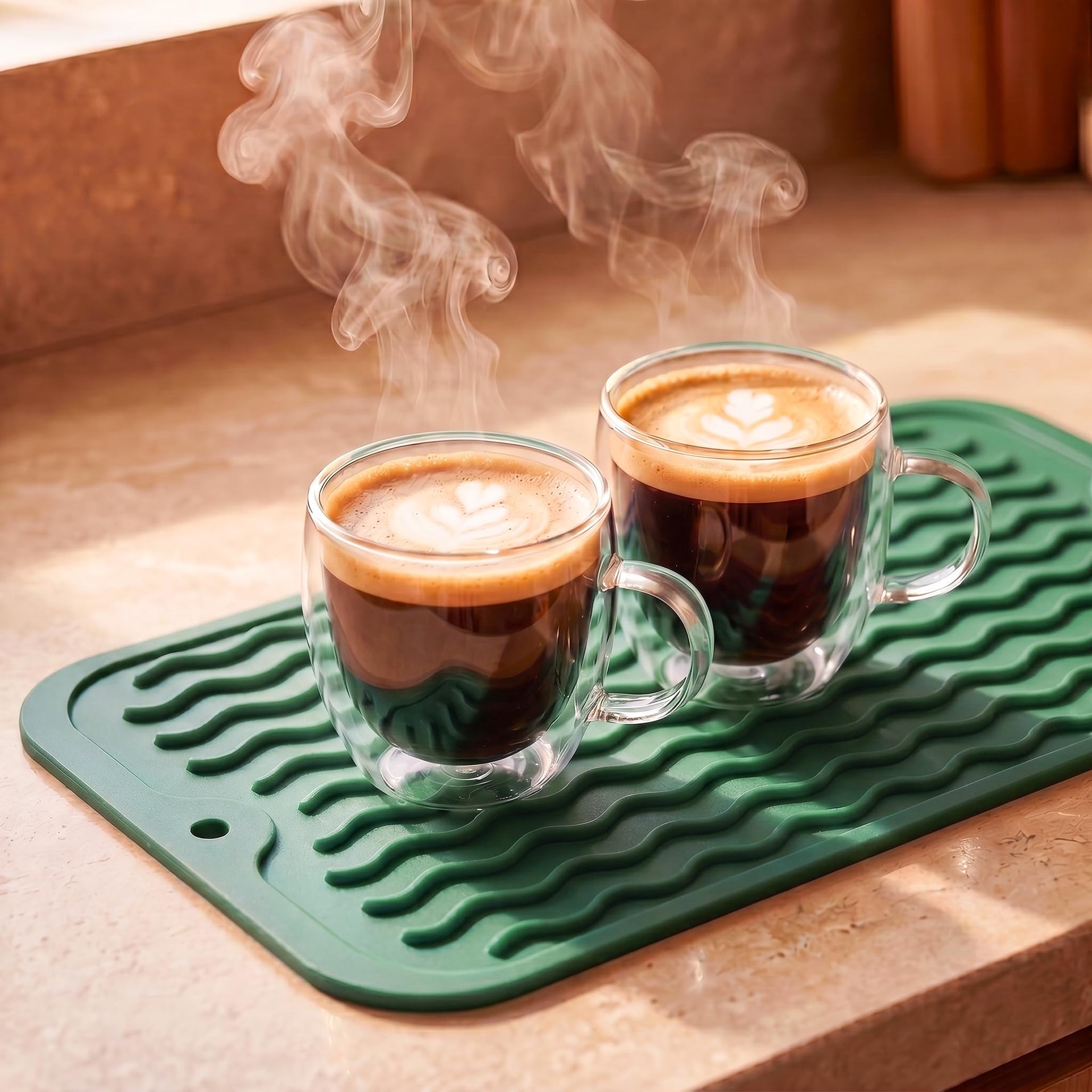 Silicone Dish Drying Mat for Multiple Usage