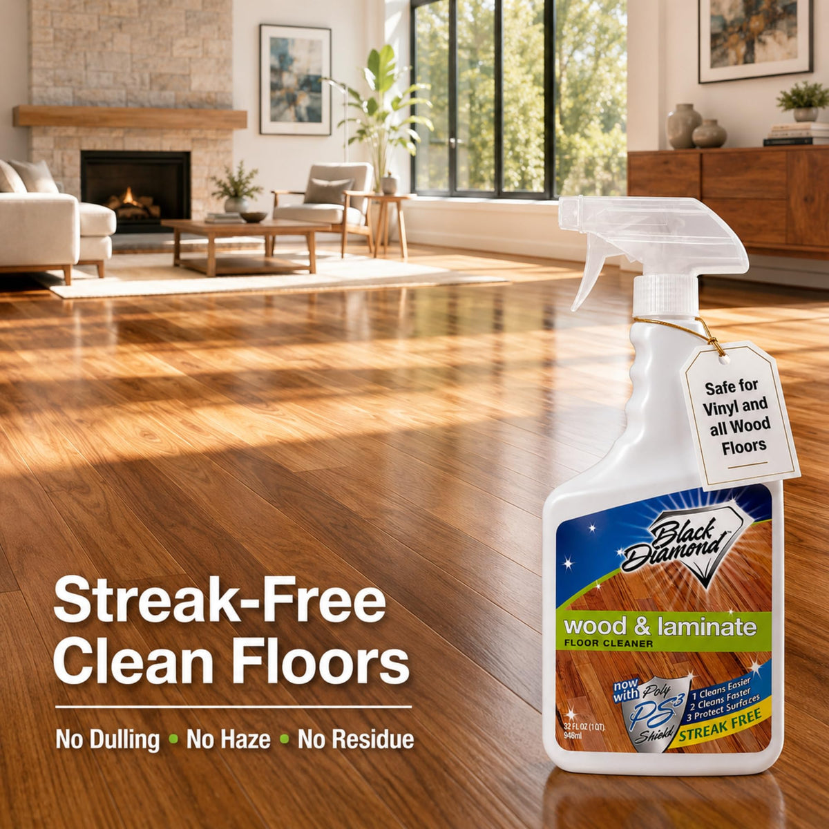 Wood & Laminate Floor Cleaner (160 Fl Oz)