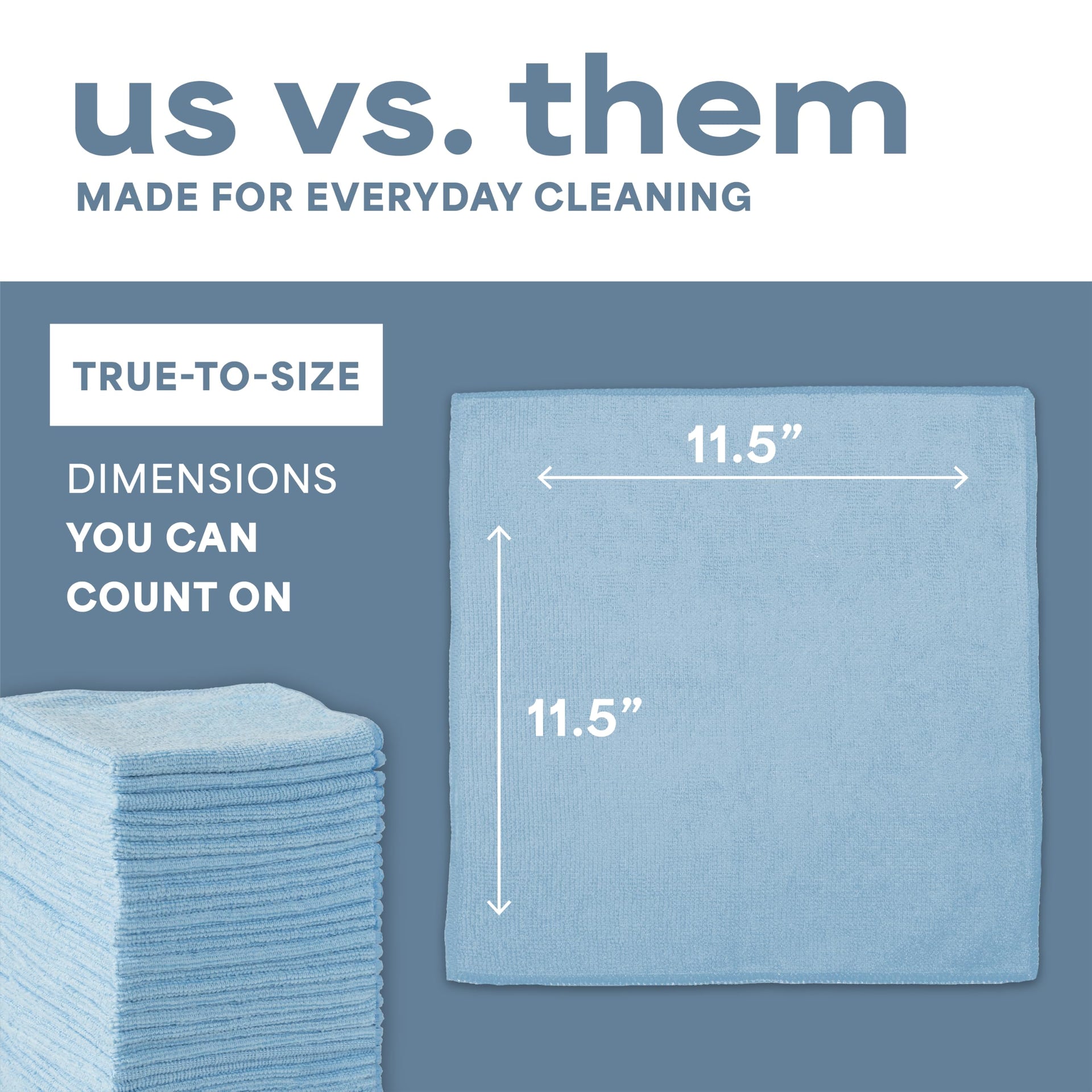 Microfiber Cleaning Cloth (50 Count)