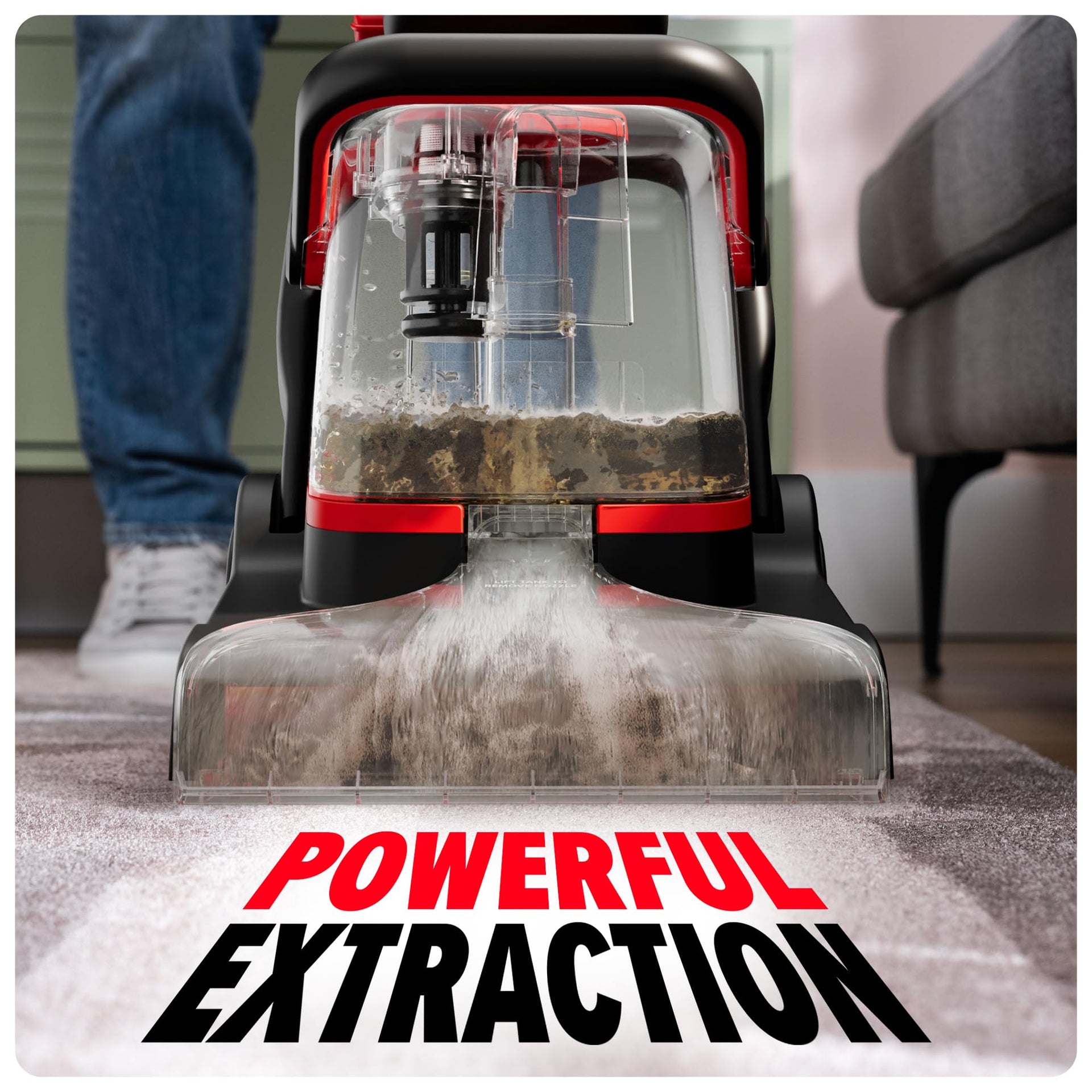 Full Size Carpet Cleaner Machine for Carpet and Upholstery (32 Fl Oz)