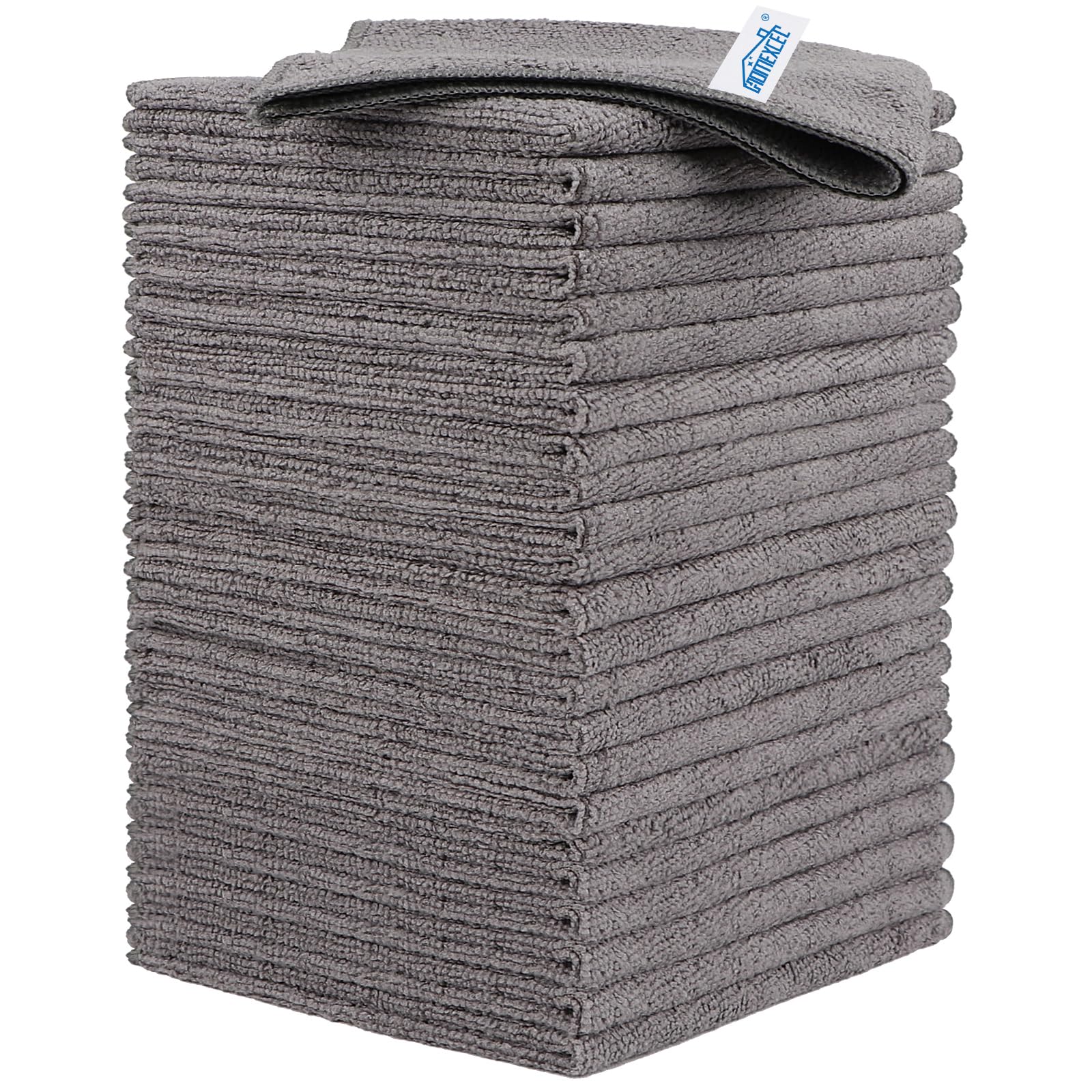Grey Microfiber Cleaning Cloth (24 Count)