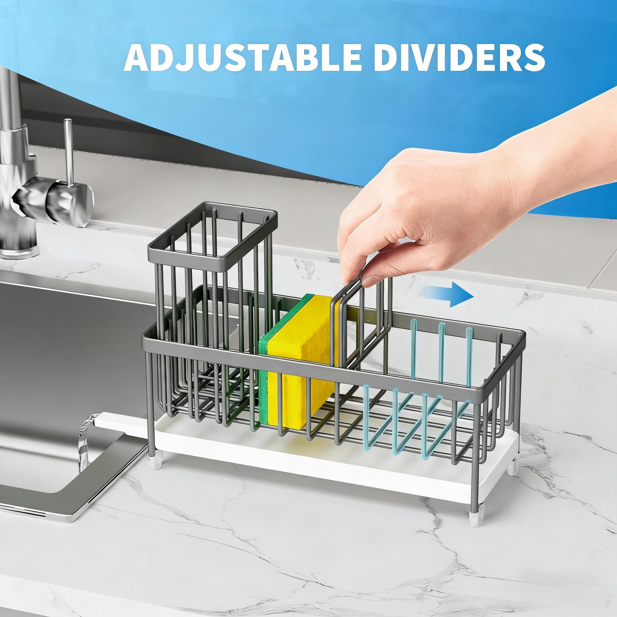 Sponge Holder for Kitchen Sink