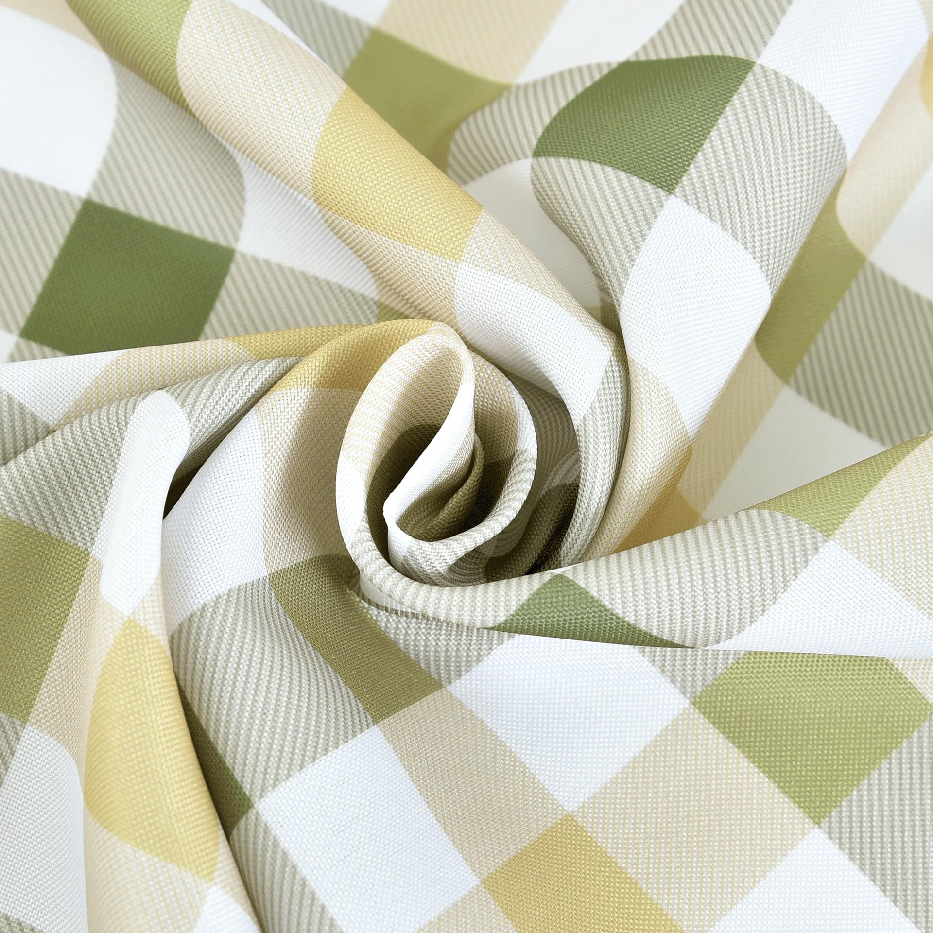 Classic Gingham Tablecloth Fabric