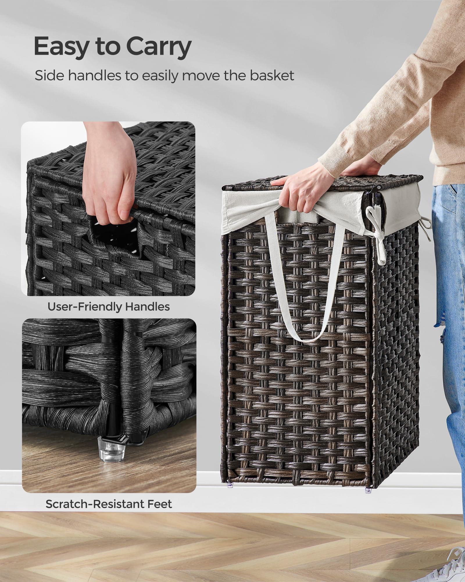Laundry Hamper with Lid