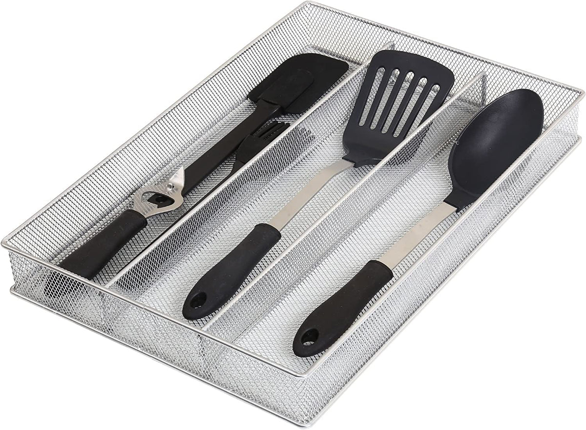 Metal Silverware Organizer for In