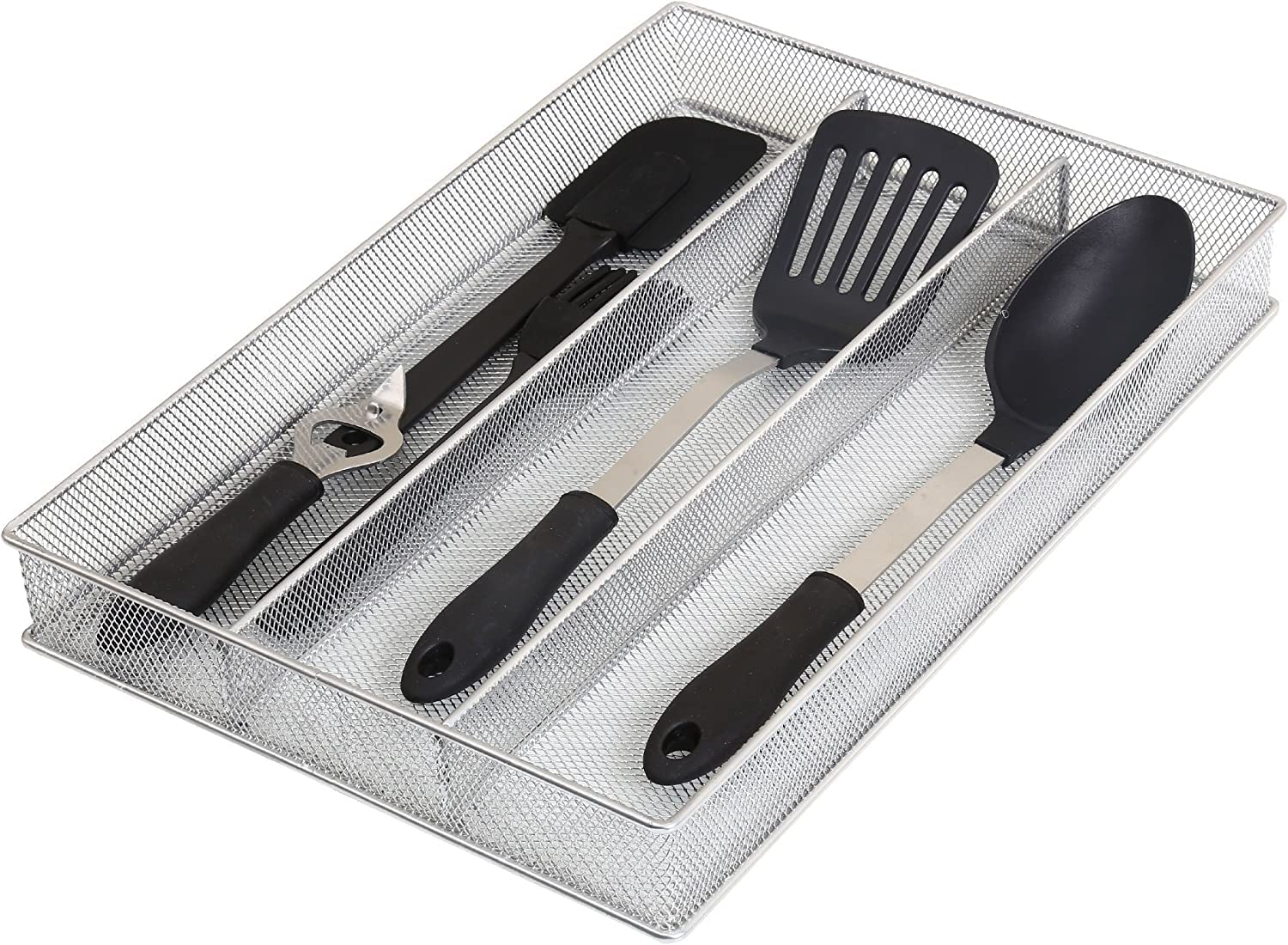 Metal Silverware Organizer for In