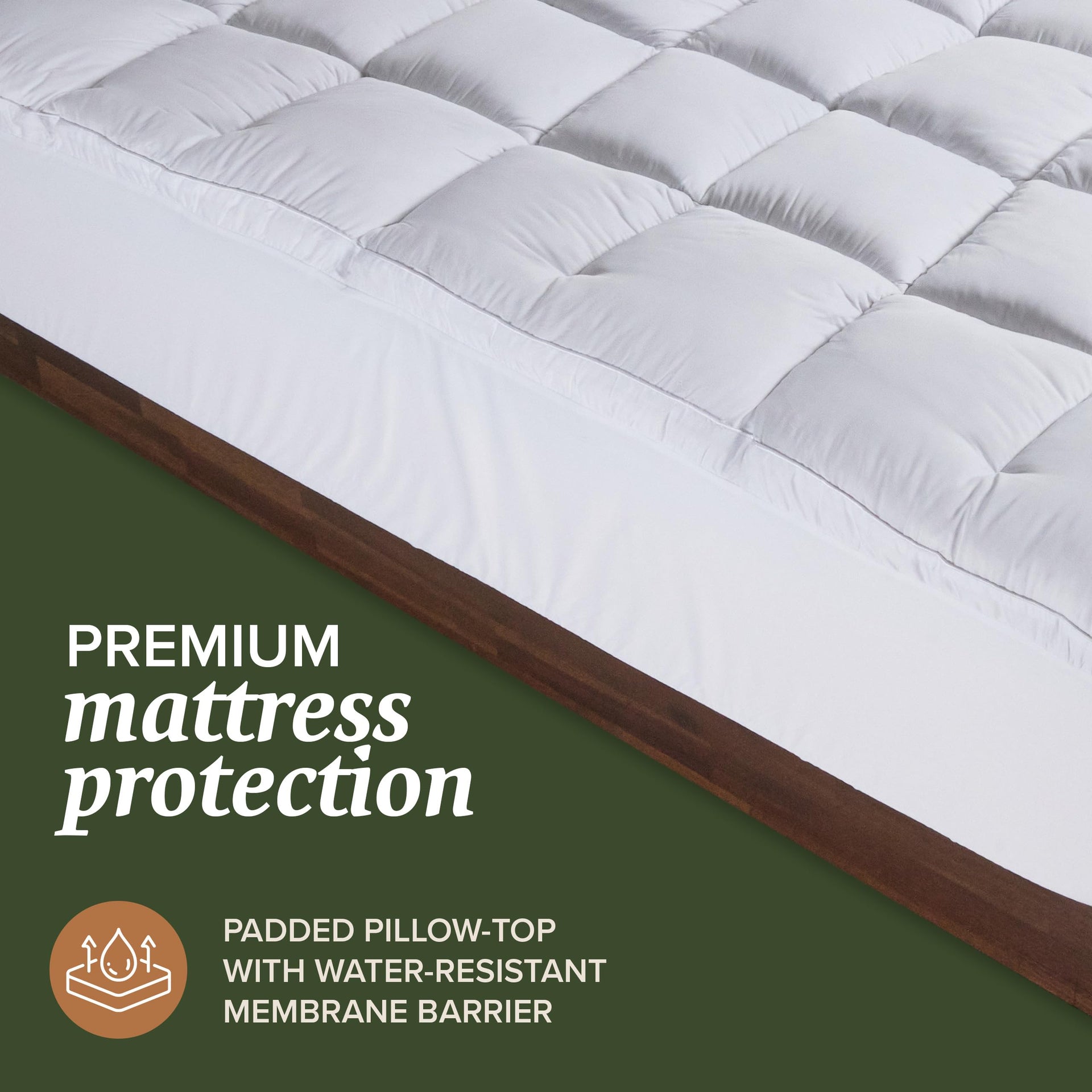 Full Size Hybrid Mattress Protector & Pad