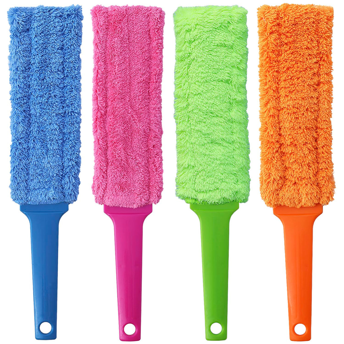 4 Pack 15 inch Reuseable Microfiber Feather Duster