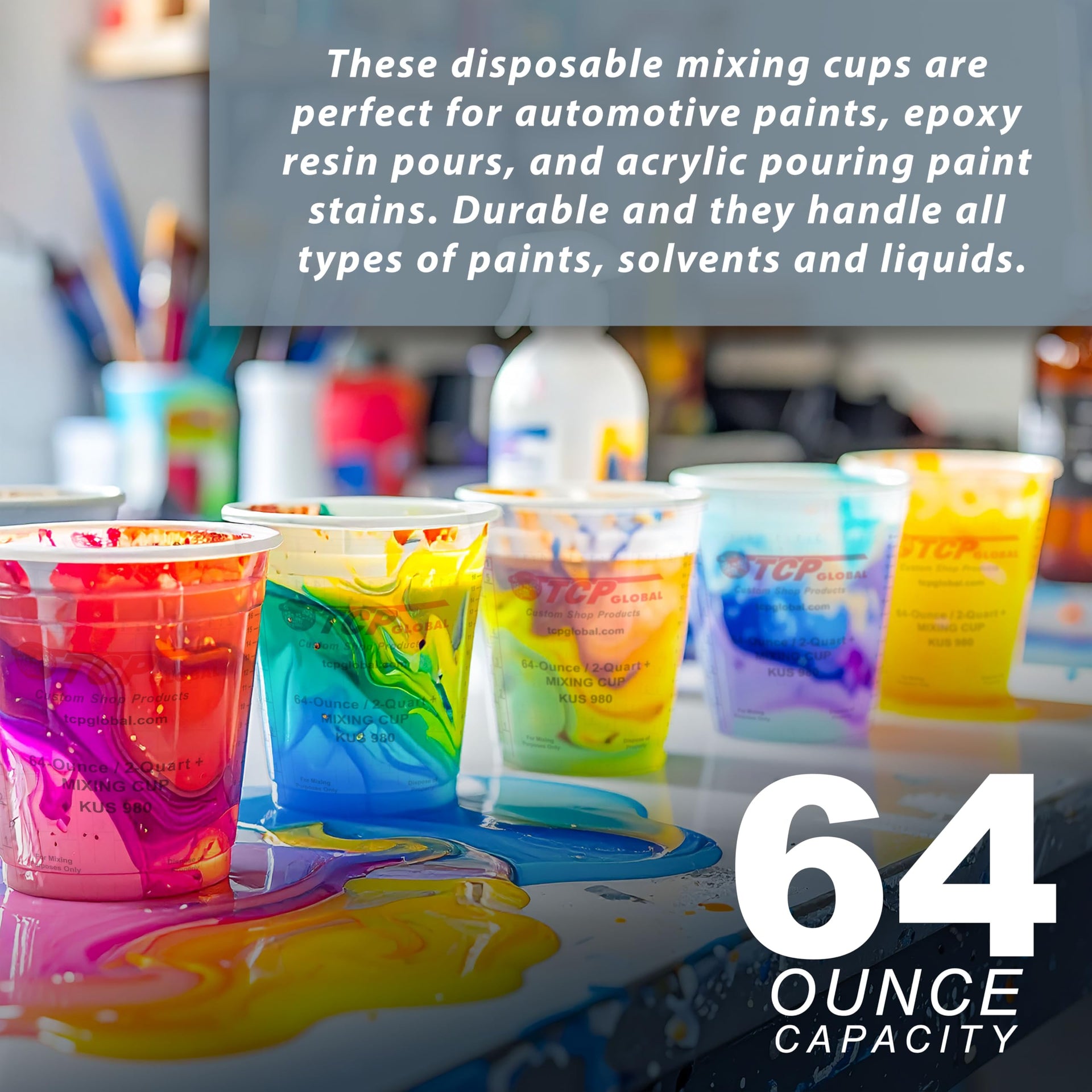 Paint Mixing Cups (100 Count)
