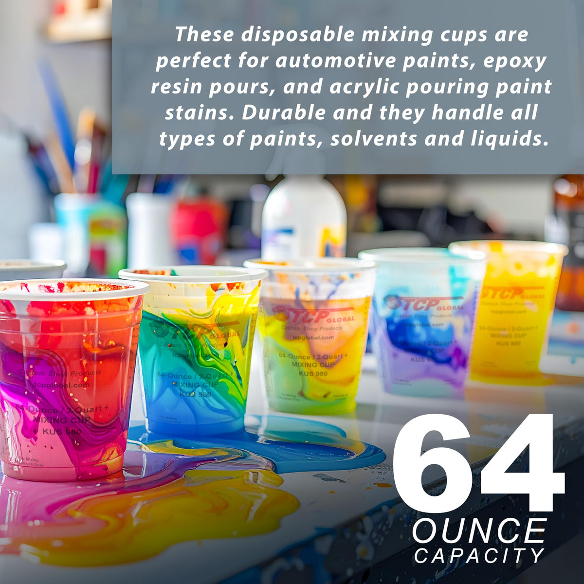 Paint Mixing Cups (100 Count)