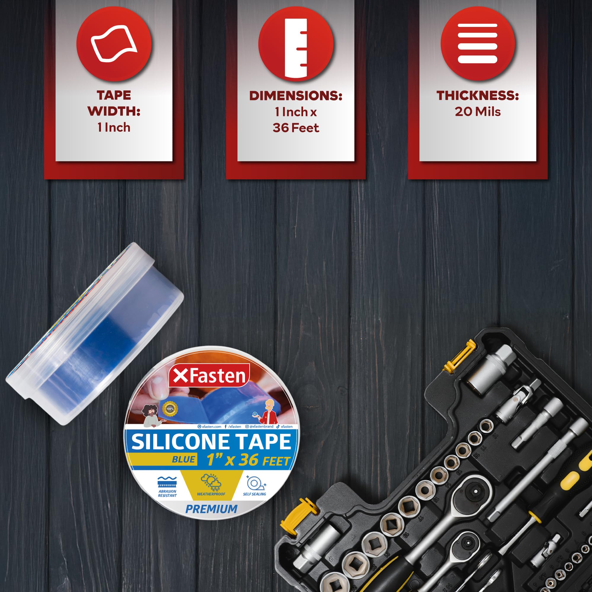 Self Fusing Silicone Tape Waterproof (36 Foot)
