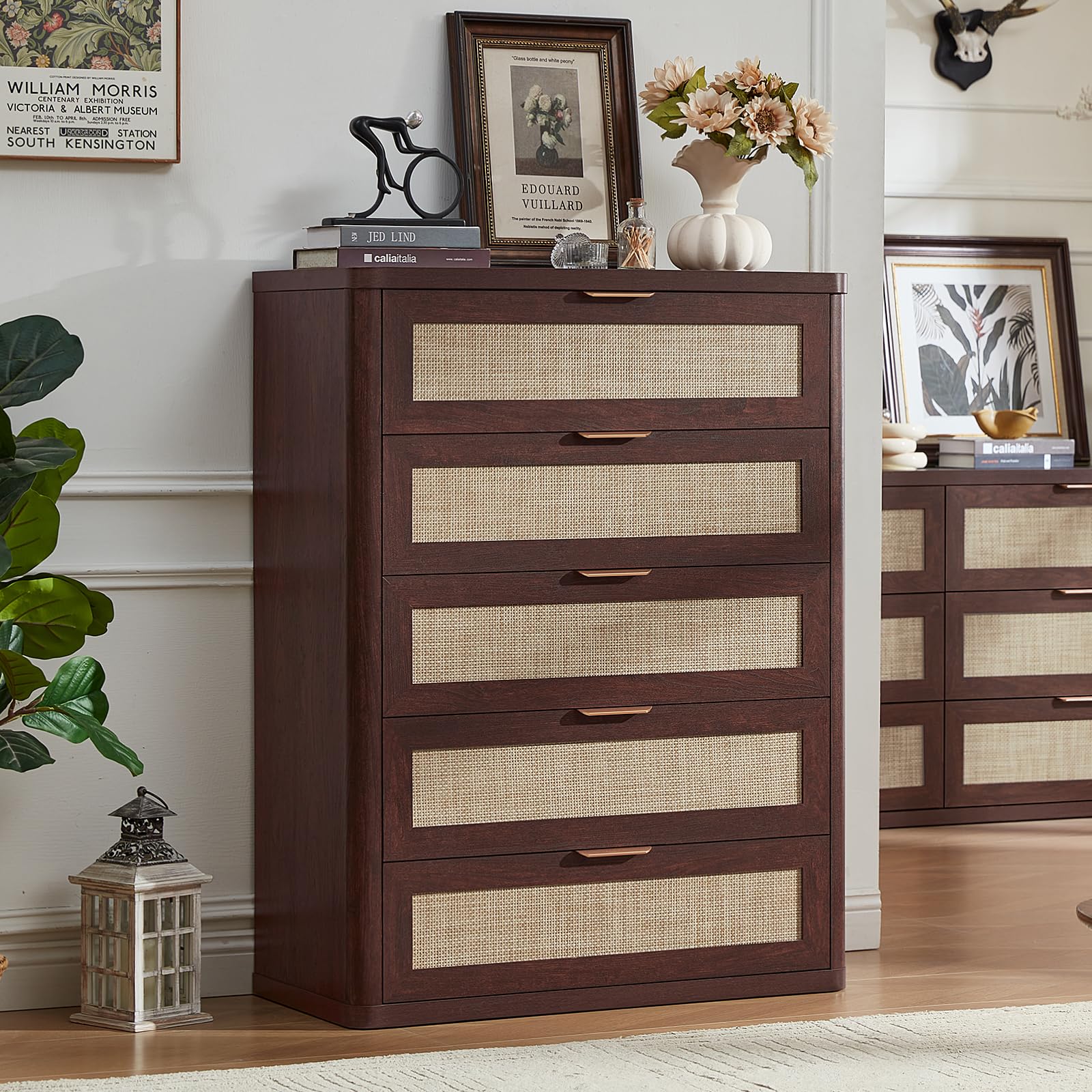 Rattan Dresser for Bedroom Set 2