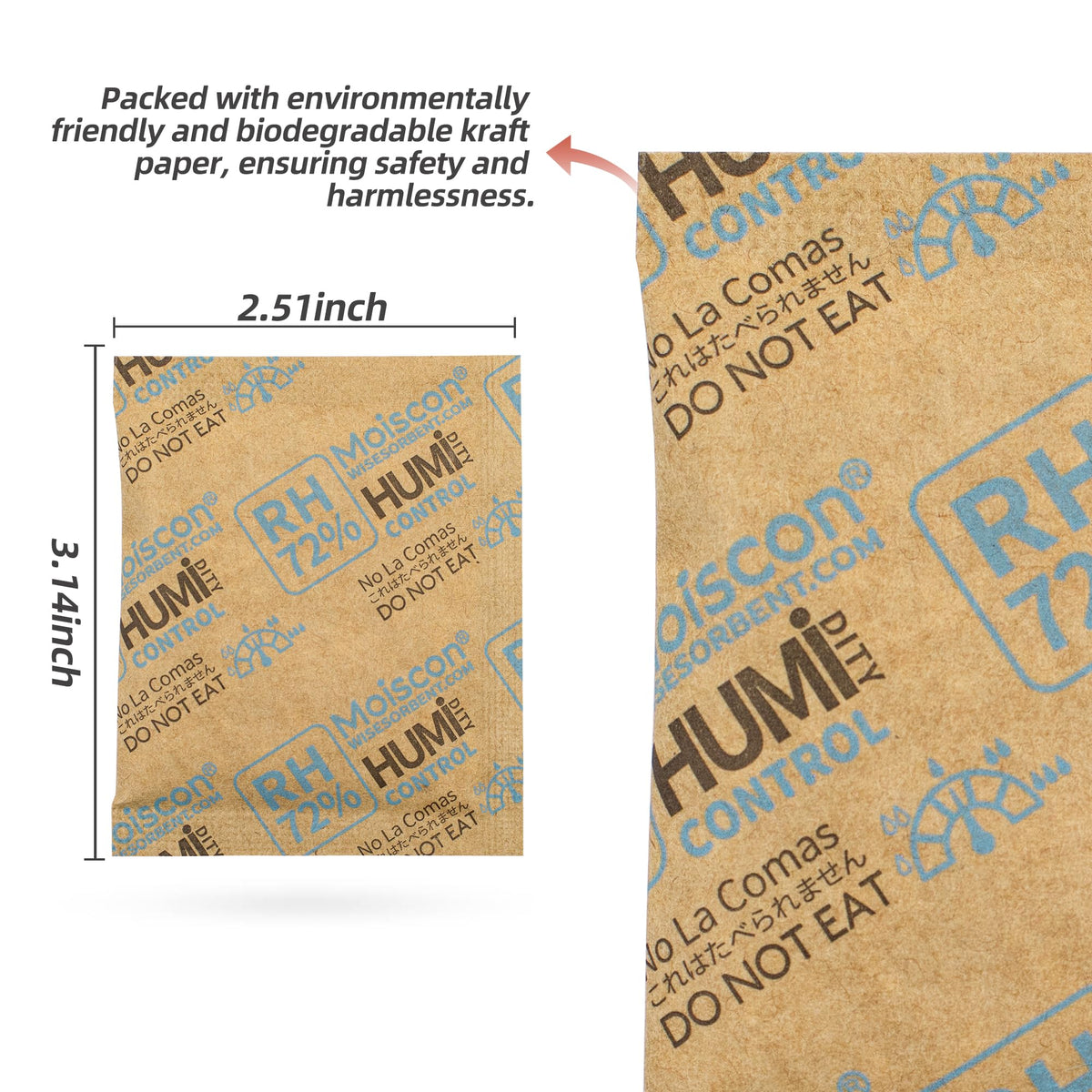 72% Two Way Humidity Control Packs