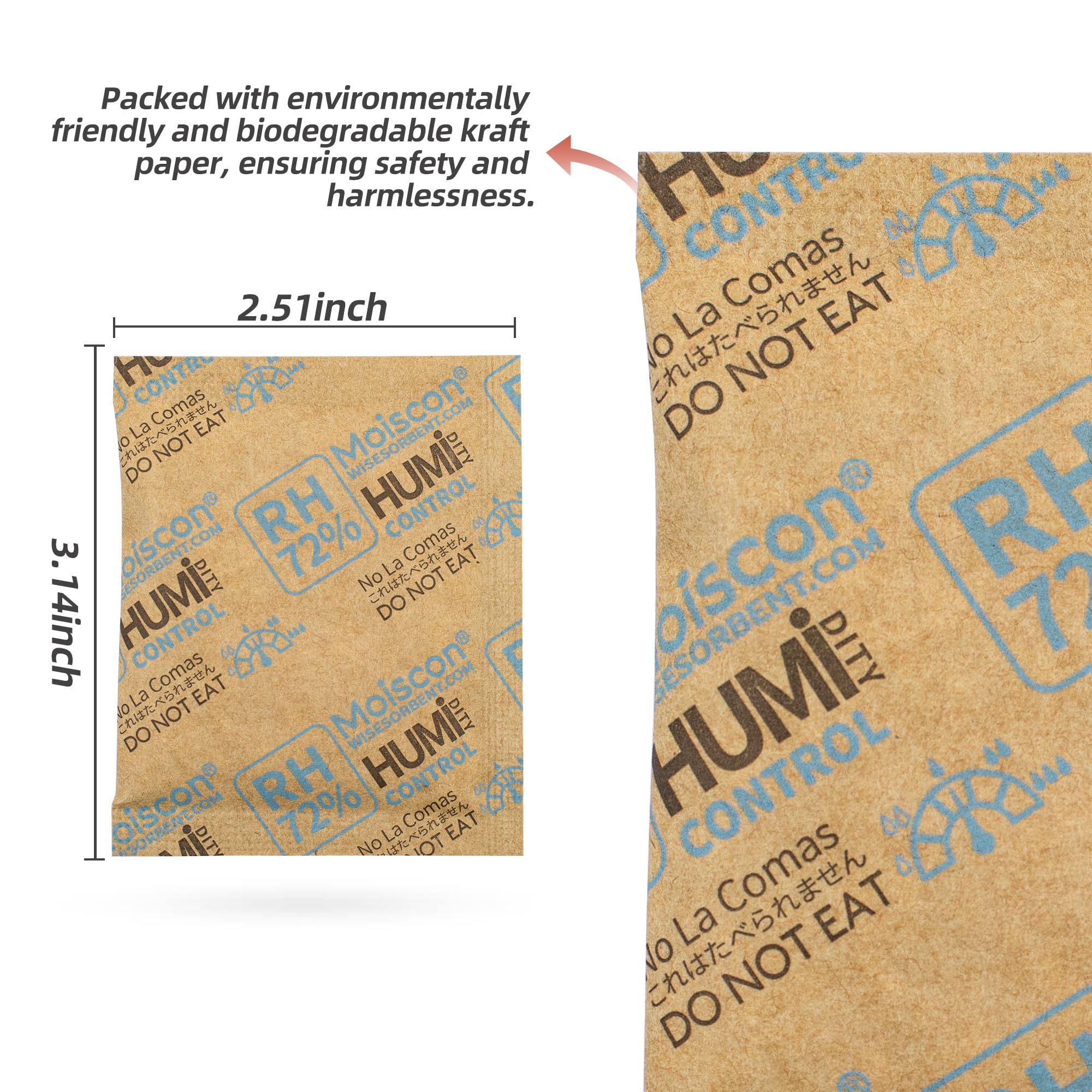 72% Two Way Humidity Control Packs