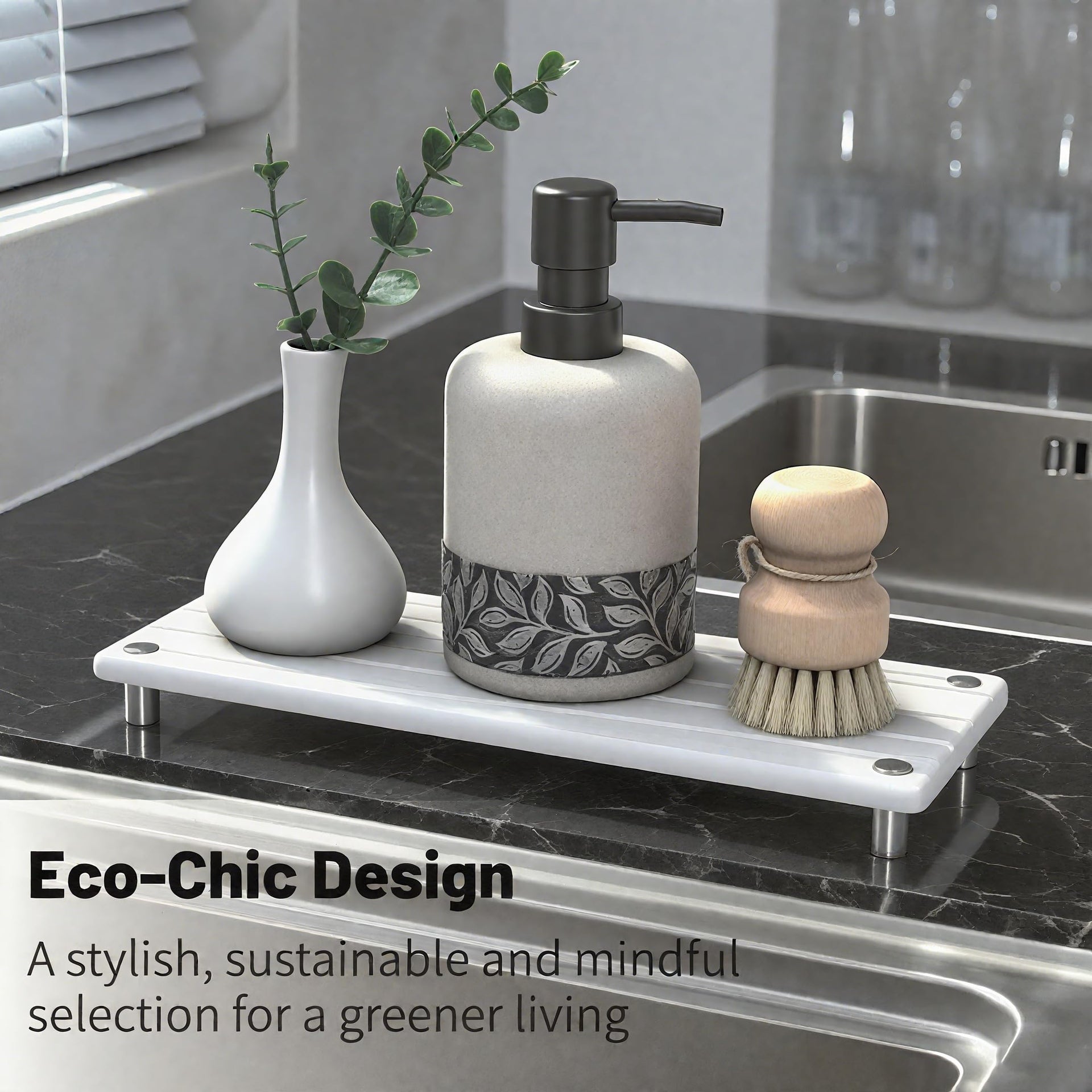 Quick Dry Sink Caddy Kitchen Sink Organizer