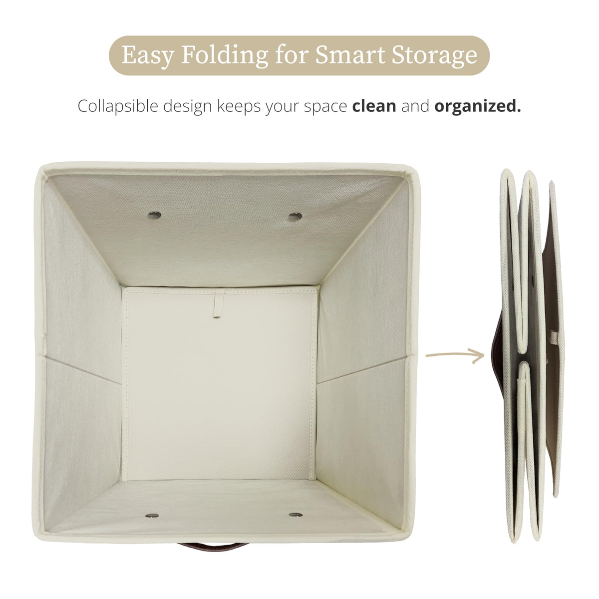 Storage Bins Storage Baskets for Shelves (4 Count)