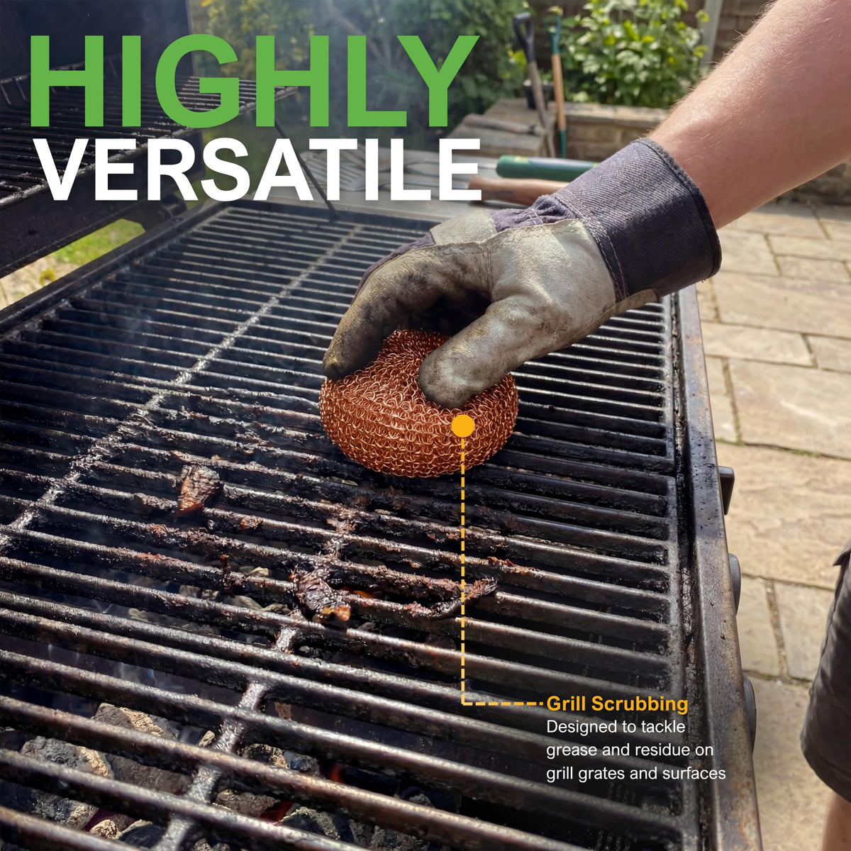 Heavy Duty Copper Scrubbers for Pots & Pans