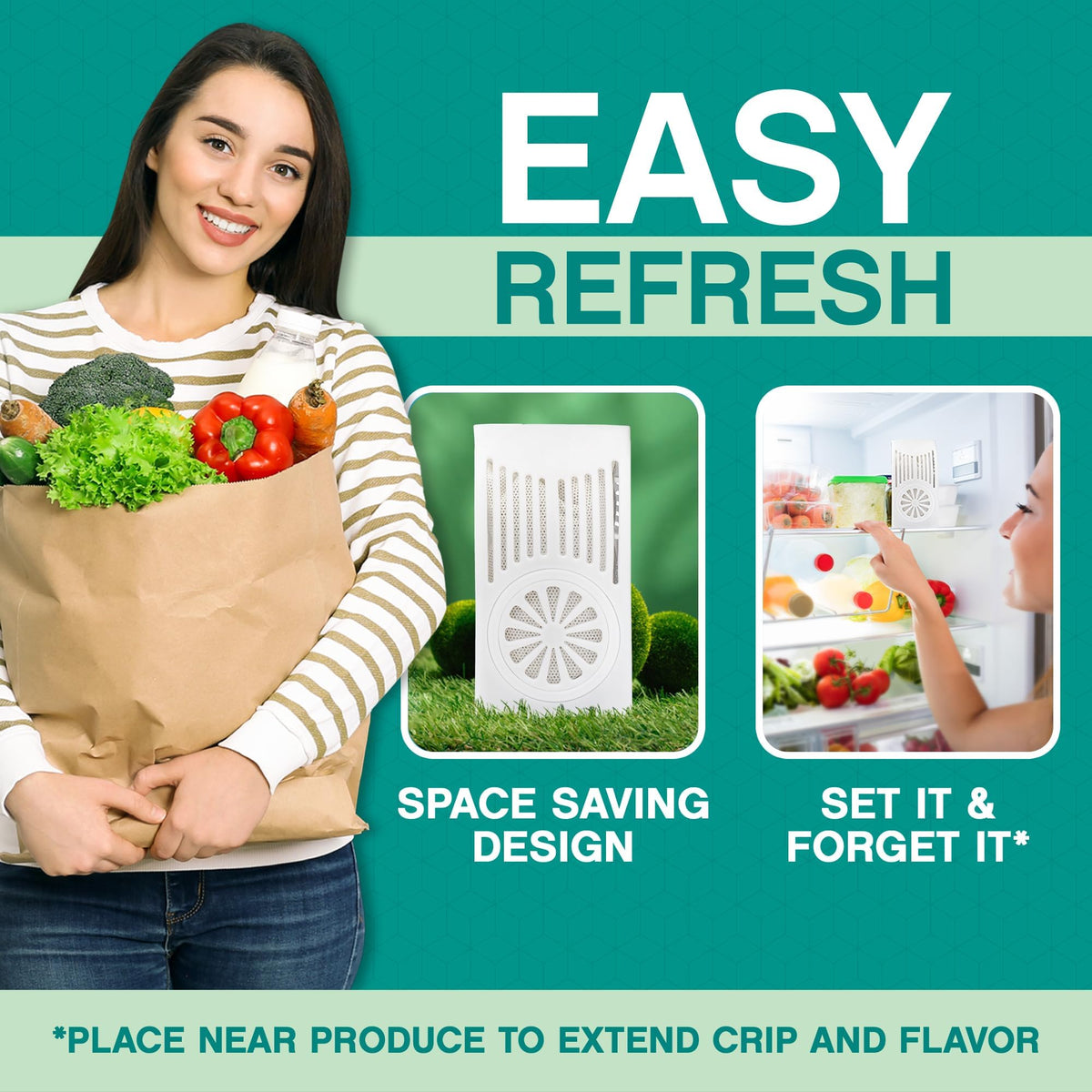 Refrigerator Deodorizer with Zeolites (2 Count)